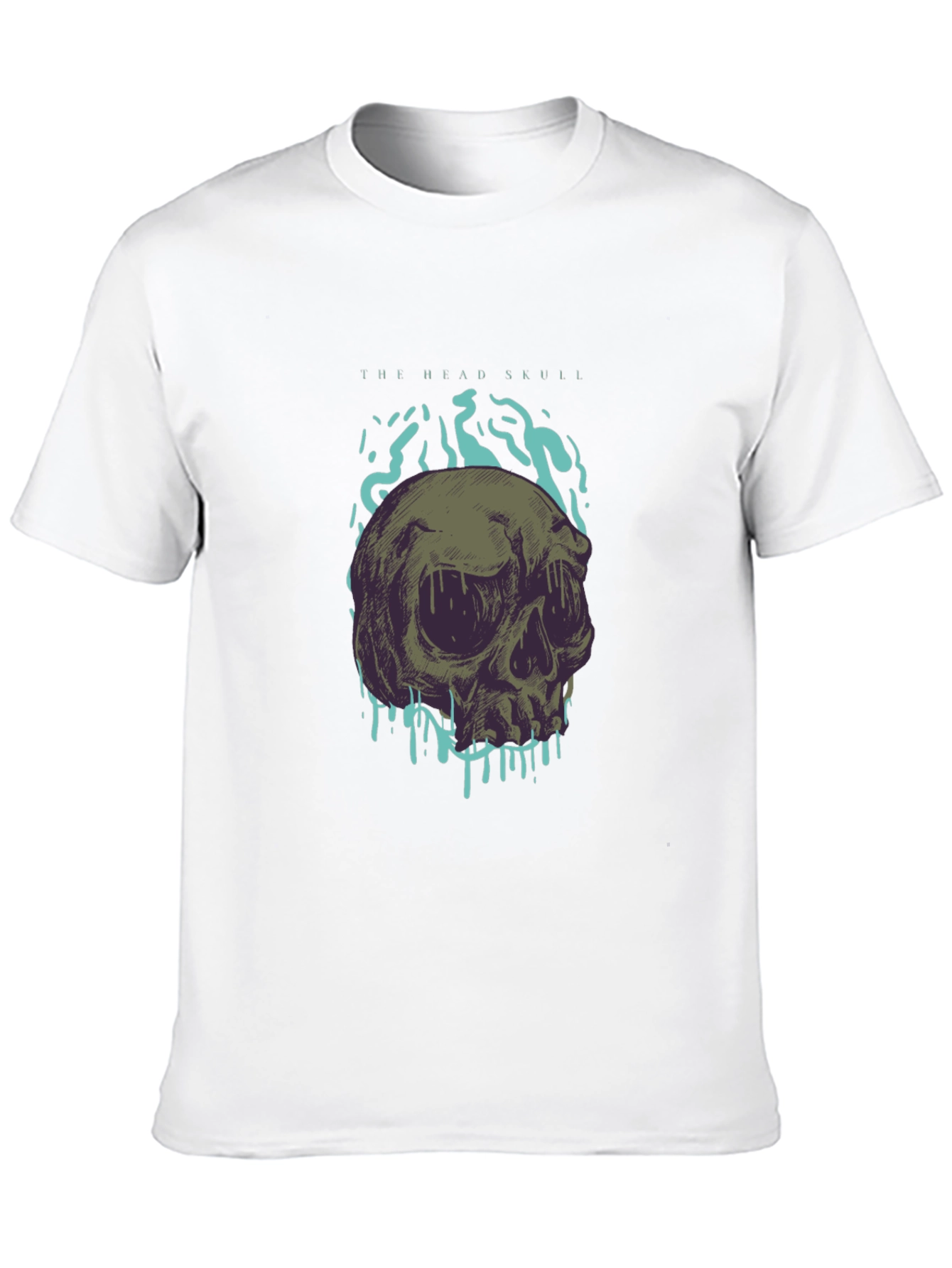 Skull Graphic T-Shirt - The Head Skull Design