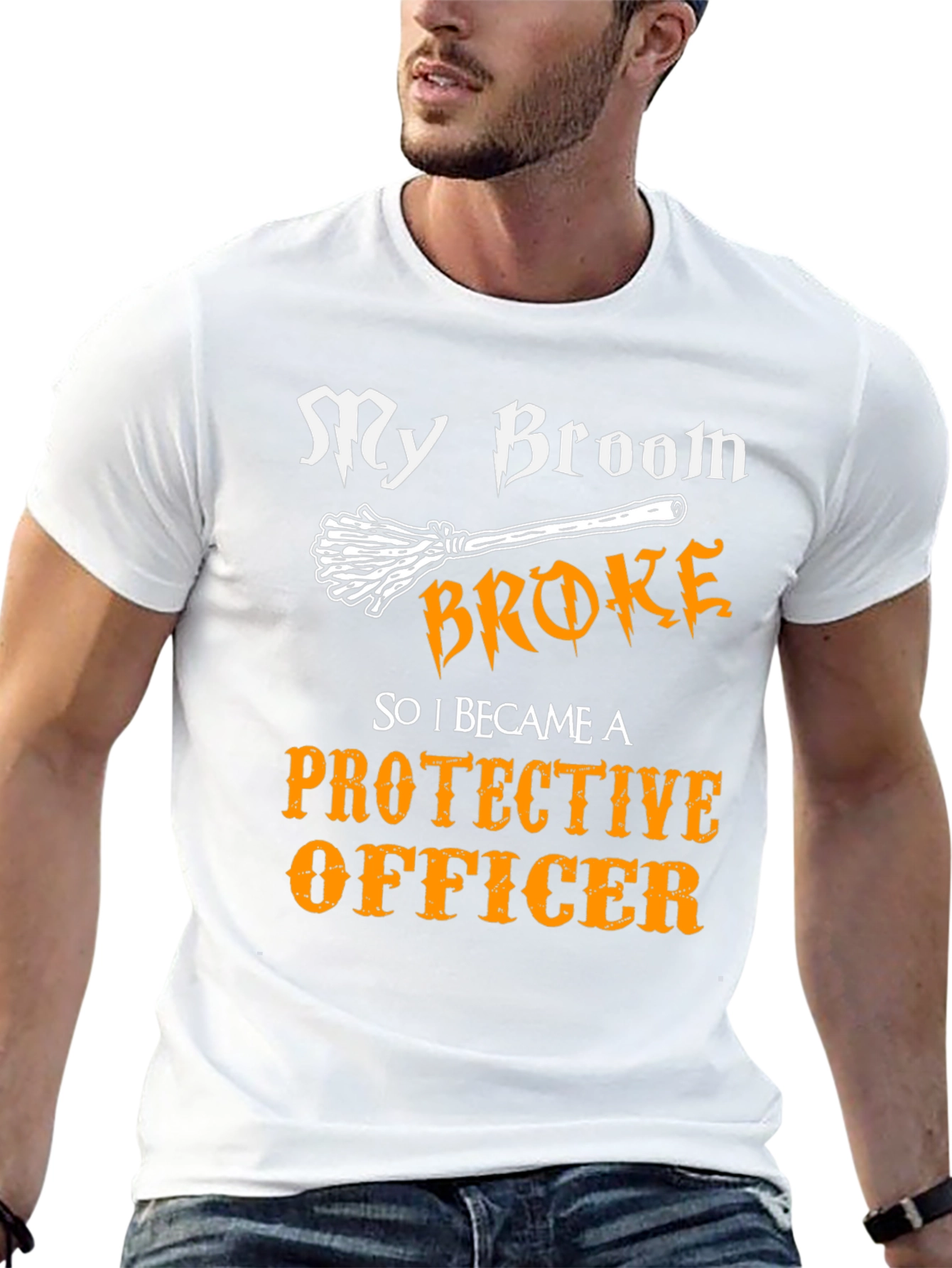 Protective Officer Funny Graphic T-Shirt