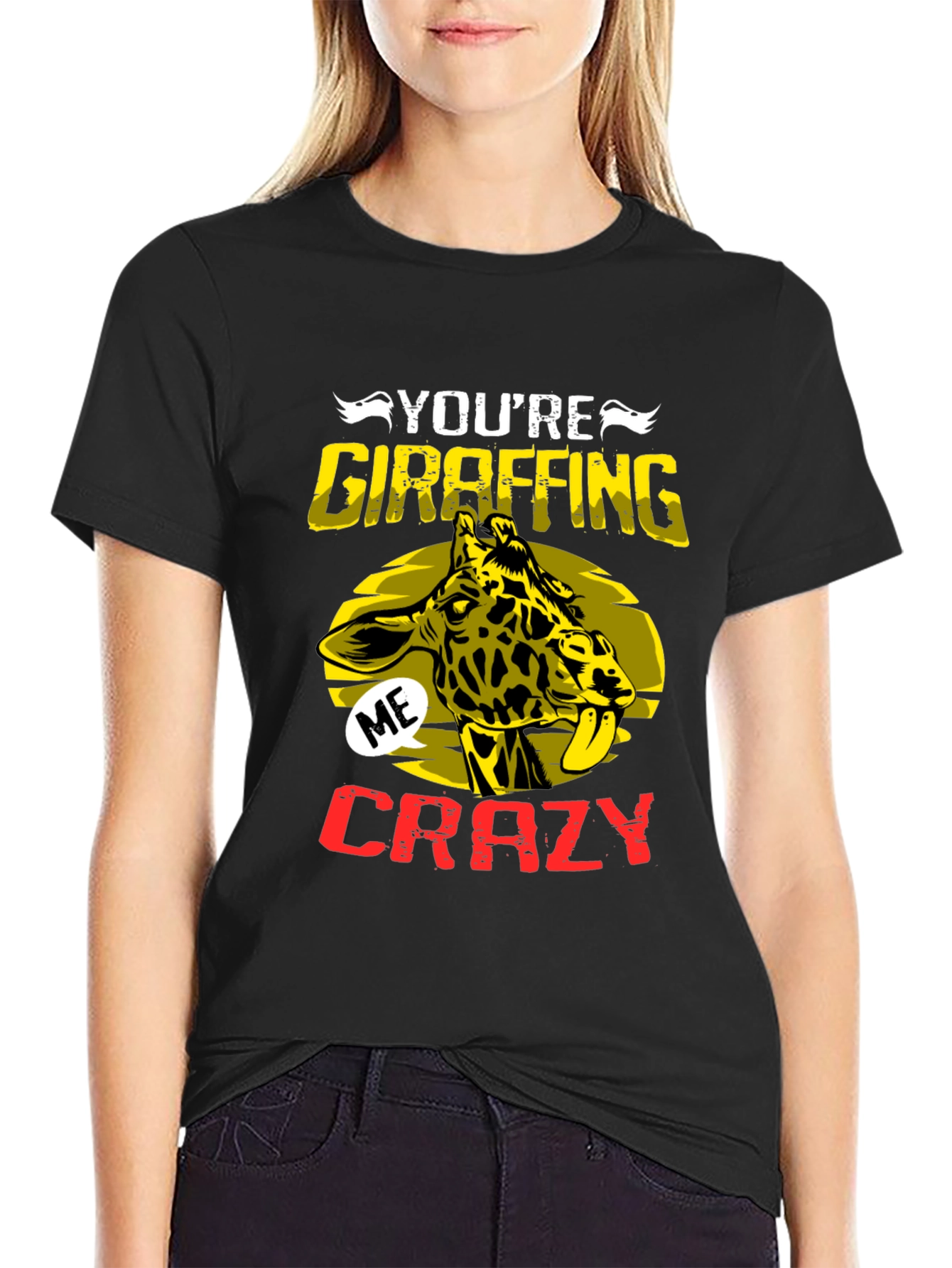 Youre Giraffing Me Crazy Graphic Tee