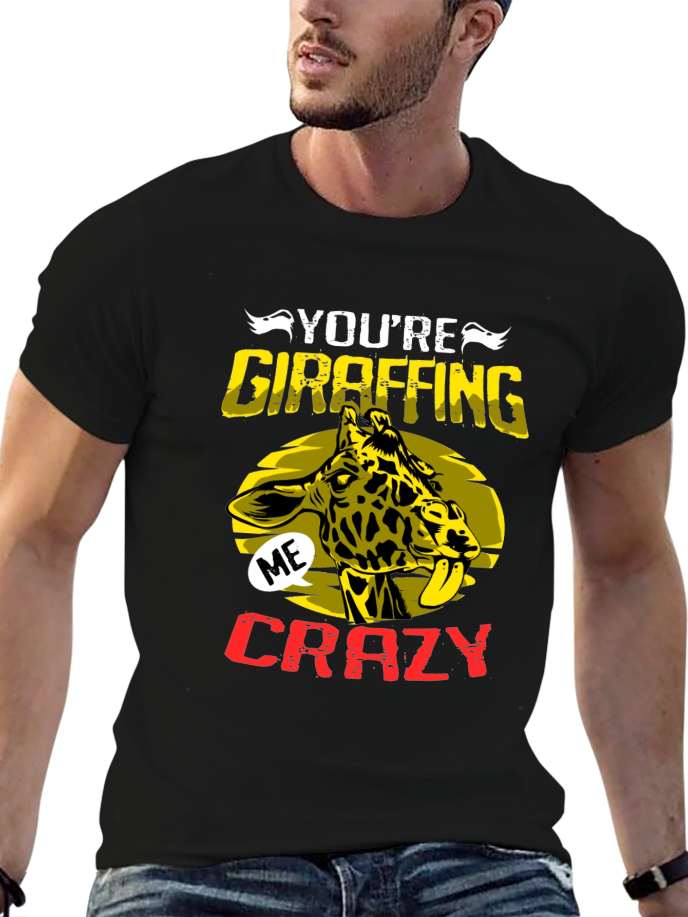 Youre Giraffing Me Crazy Graphic Tee