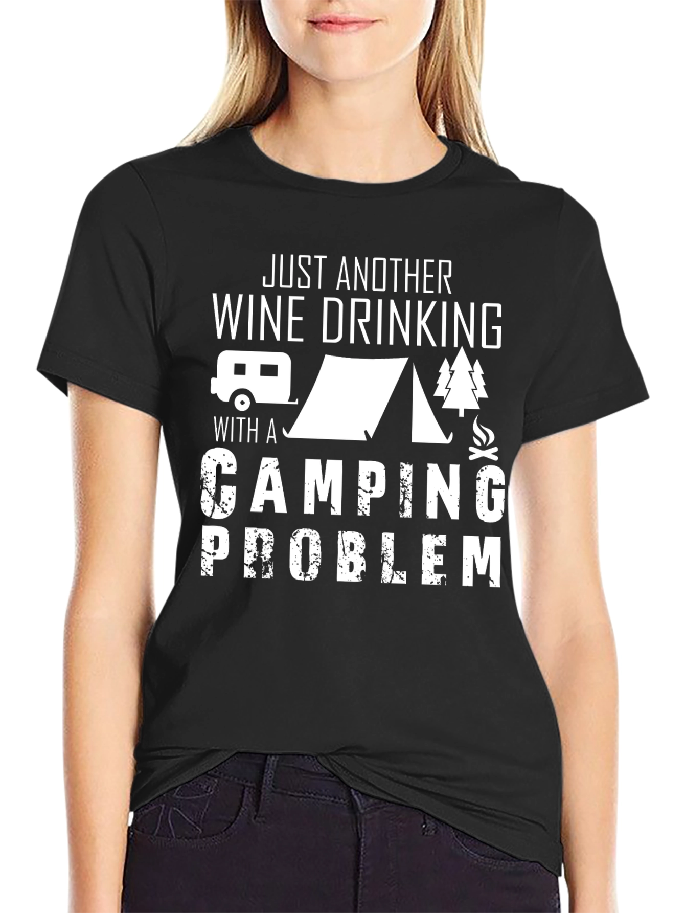 Funny Camping Problem T-Shirt