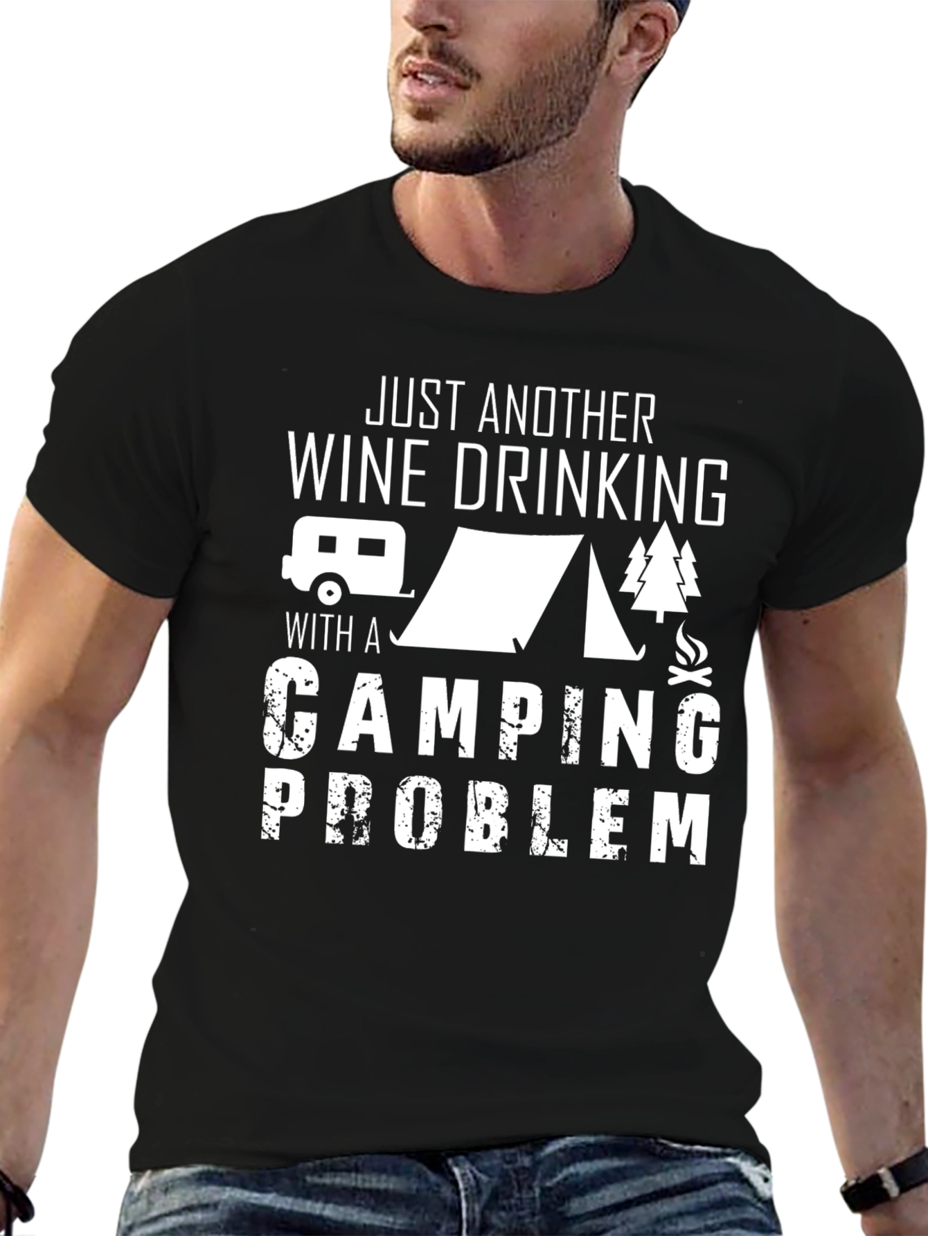 Funny Camping Problem T-Shirt