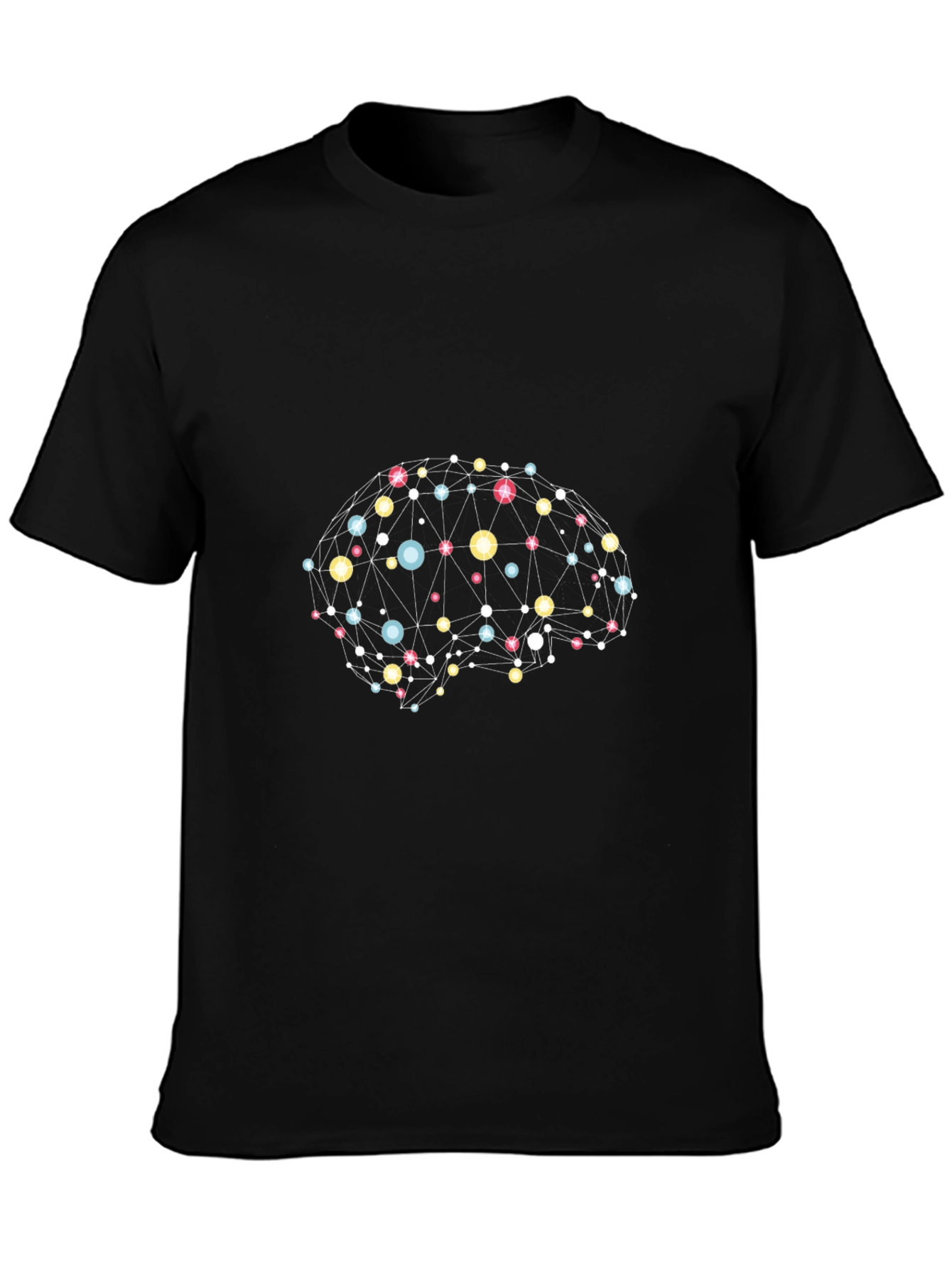 Connected Brain T-Shirt - Abstract Design