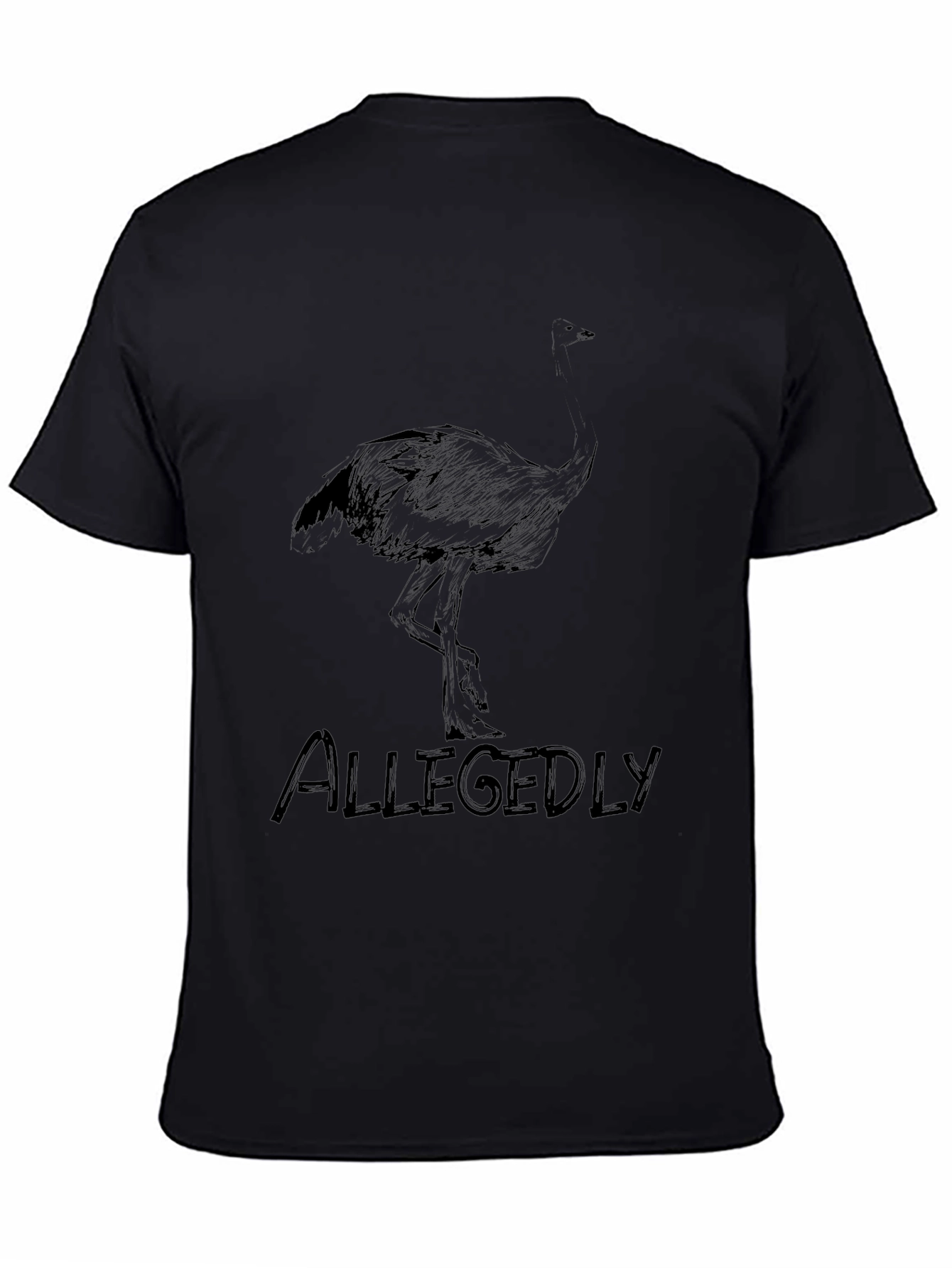 Allegedly Ostrich Graphic T-Shirt