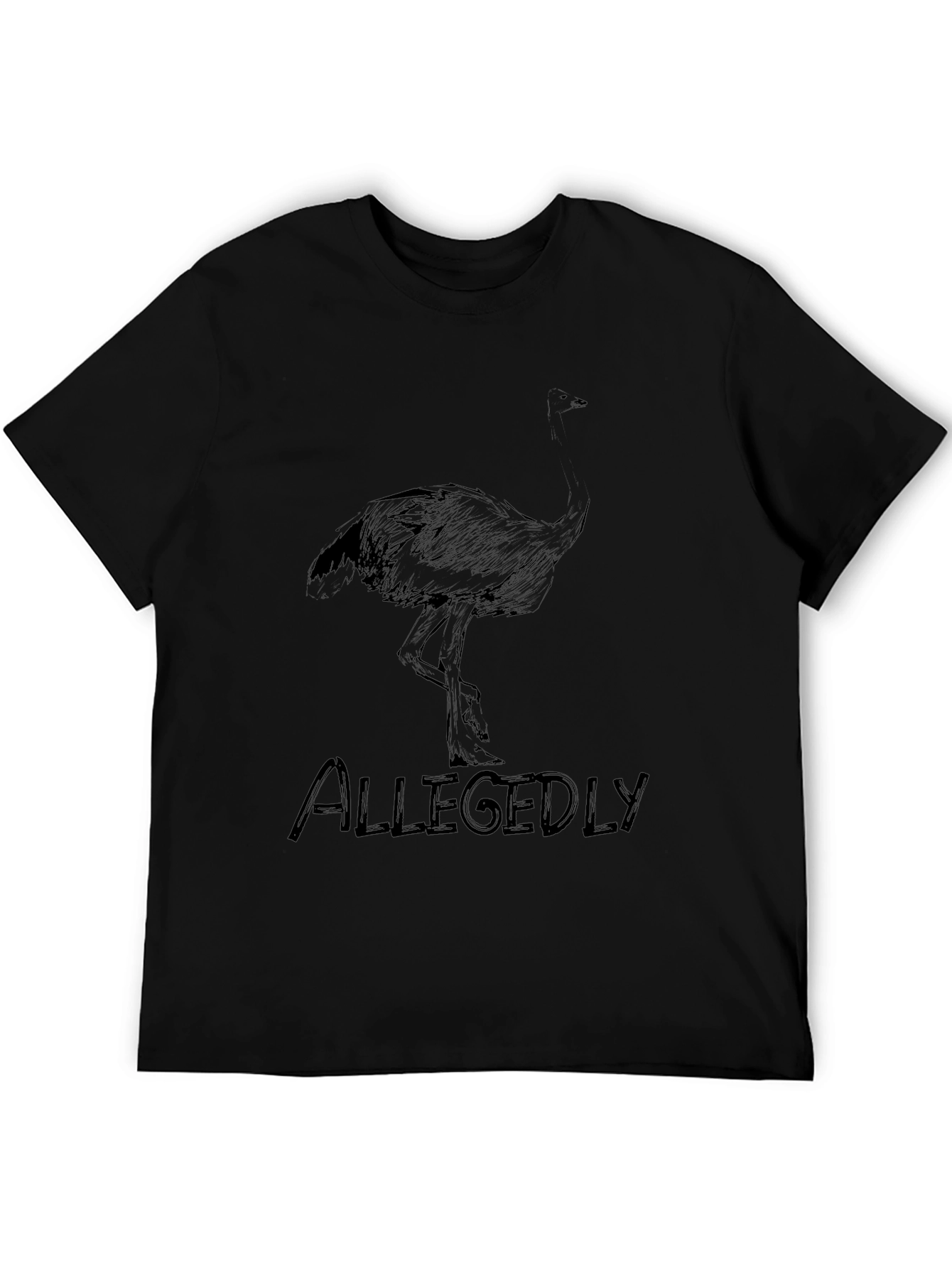 Allegedly Ostrich Graphic T-Shirt