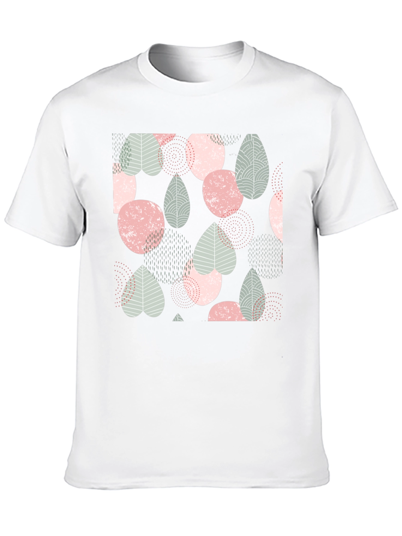 Abstract Pattern Black T-Shirt