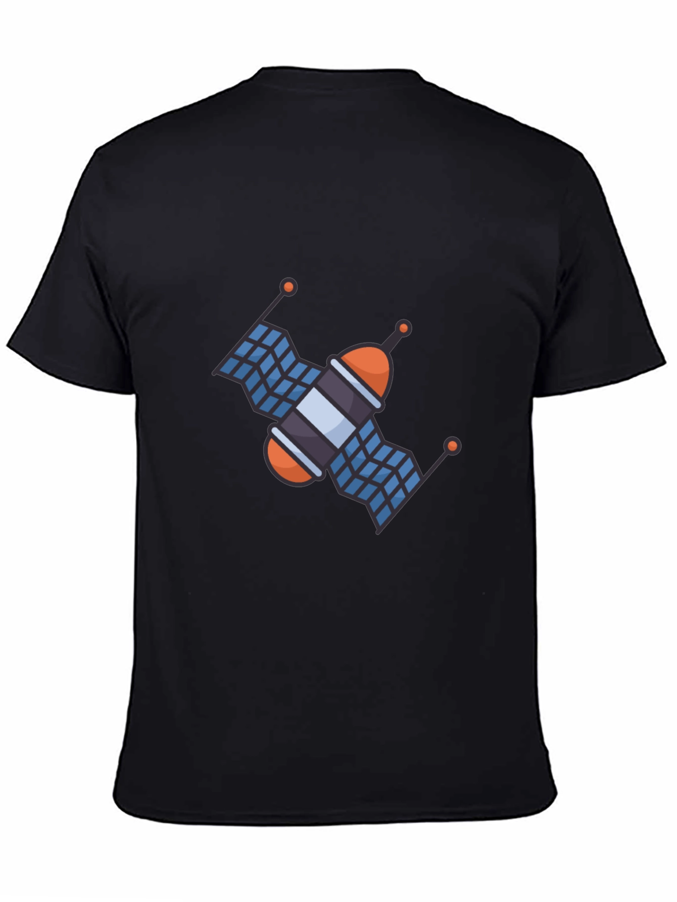 Satellite Graphic T-Shirt - Space Exploration Tee
