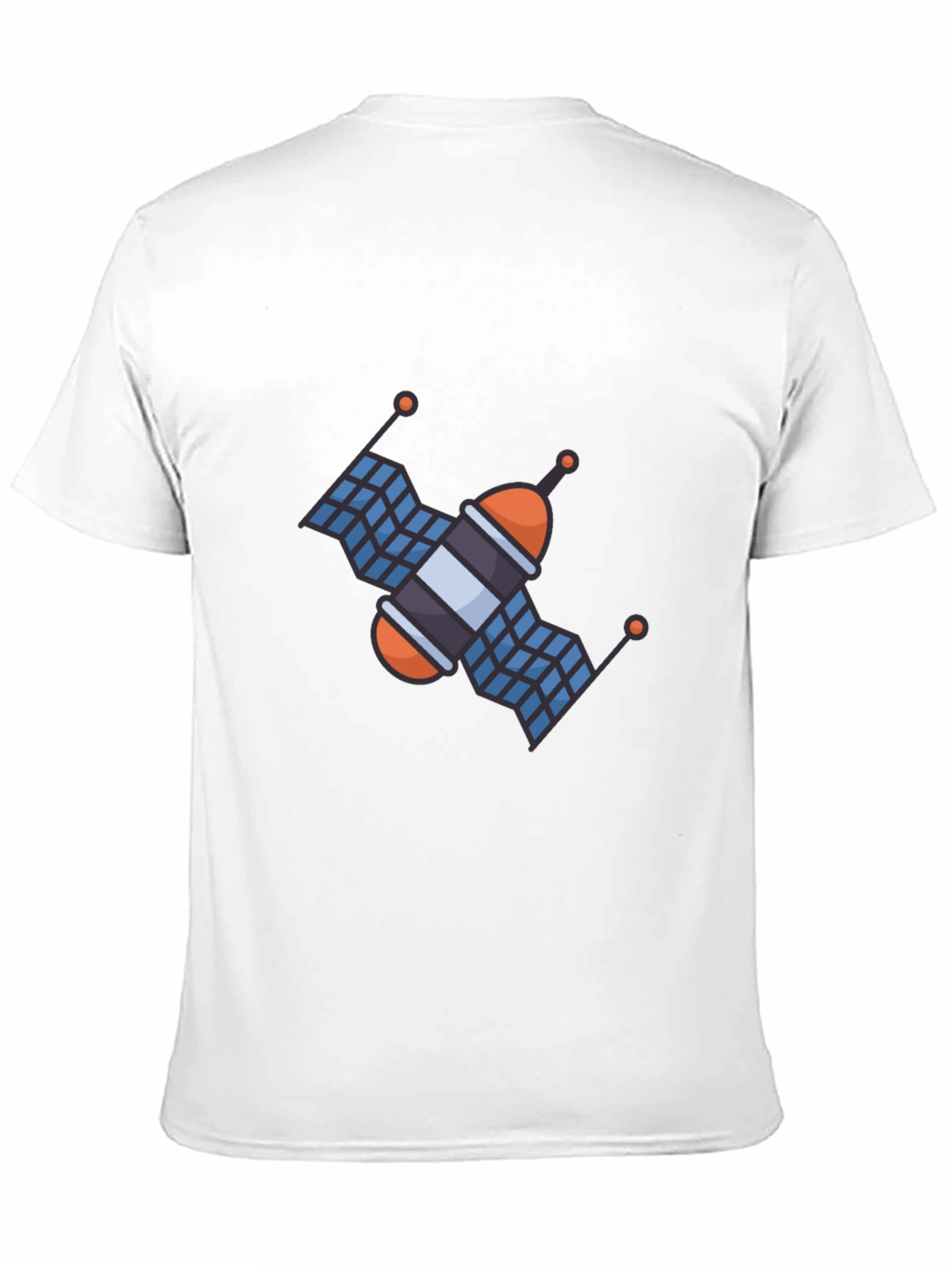 Satellite Graphic T-Shirt - Space Exploration Tee