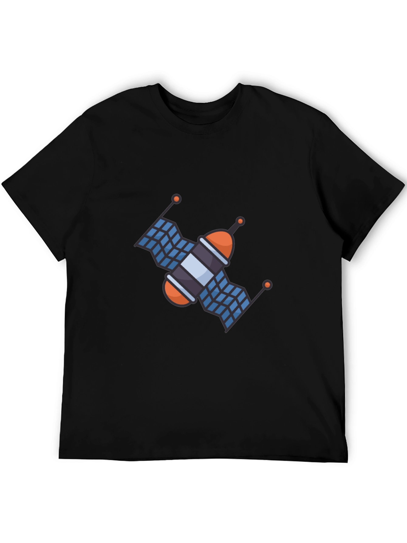 Satellite Graphic T-Shirt - Space Exploration Tee