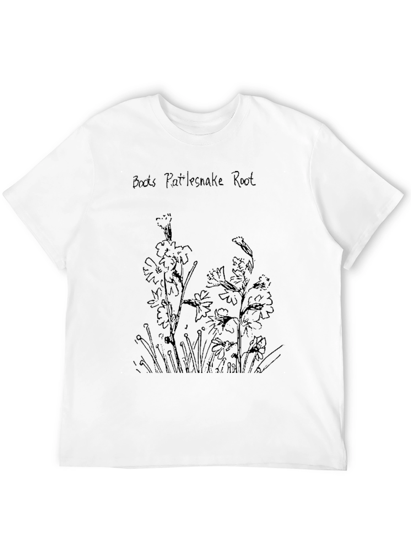 Boots Rattlesnake Root Graphic Tee - Black