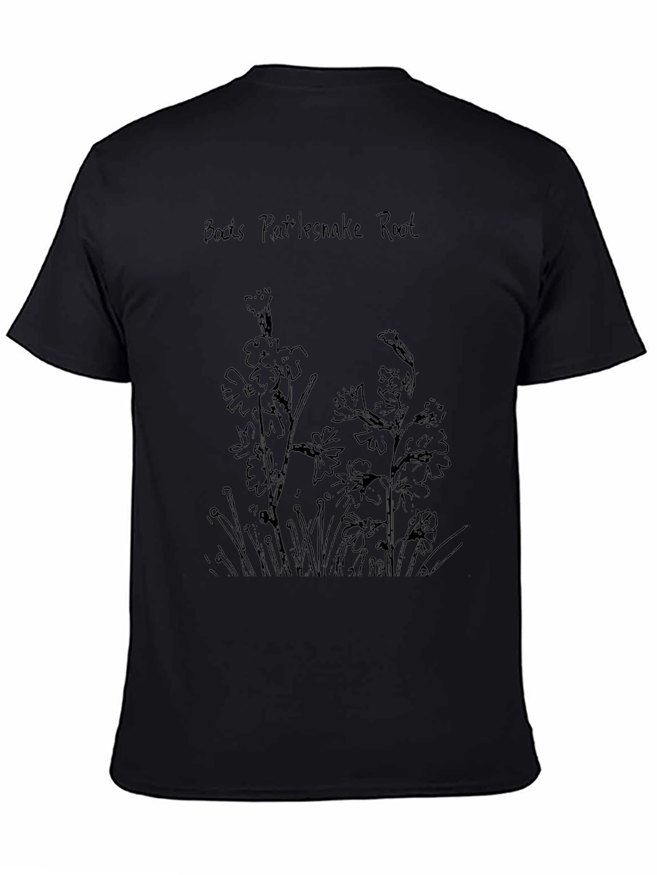 Boots Rattlesnake Root Graphic Tee - Black