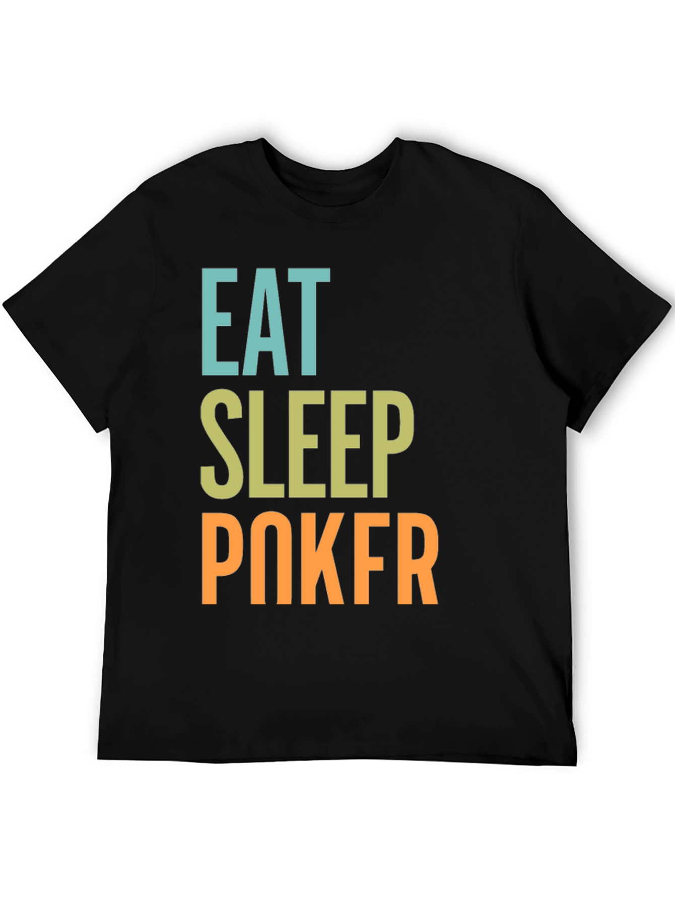 Eat Sleep Poker Black T-Shirt