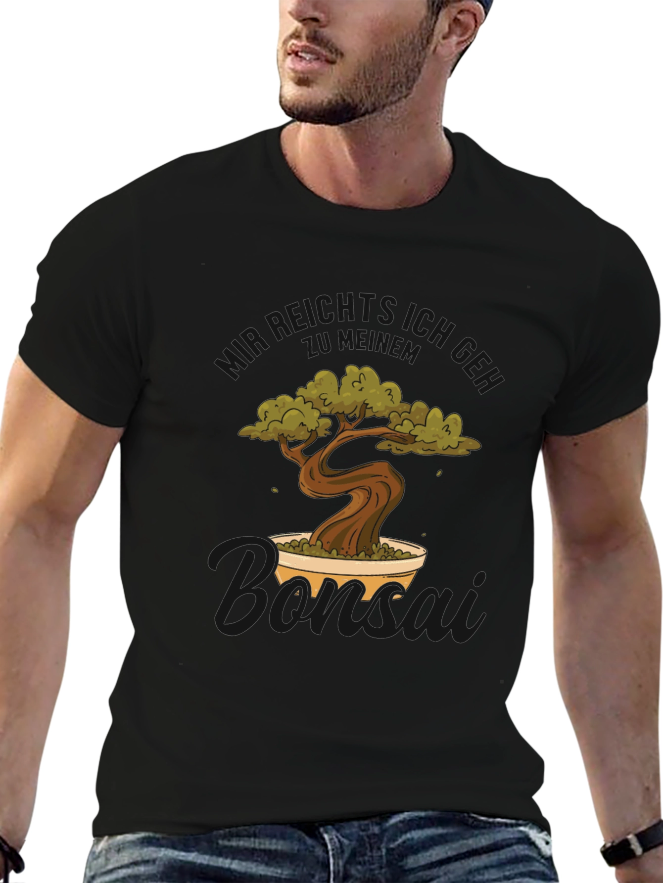 Bonsai Tree Graphic Tee - Nature Inspired Comfort