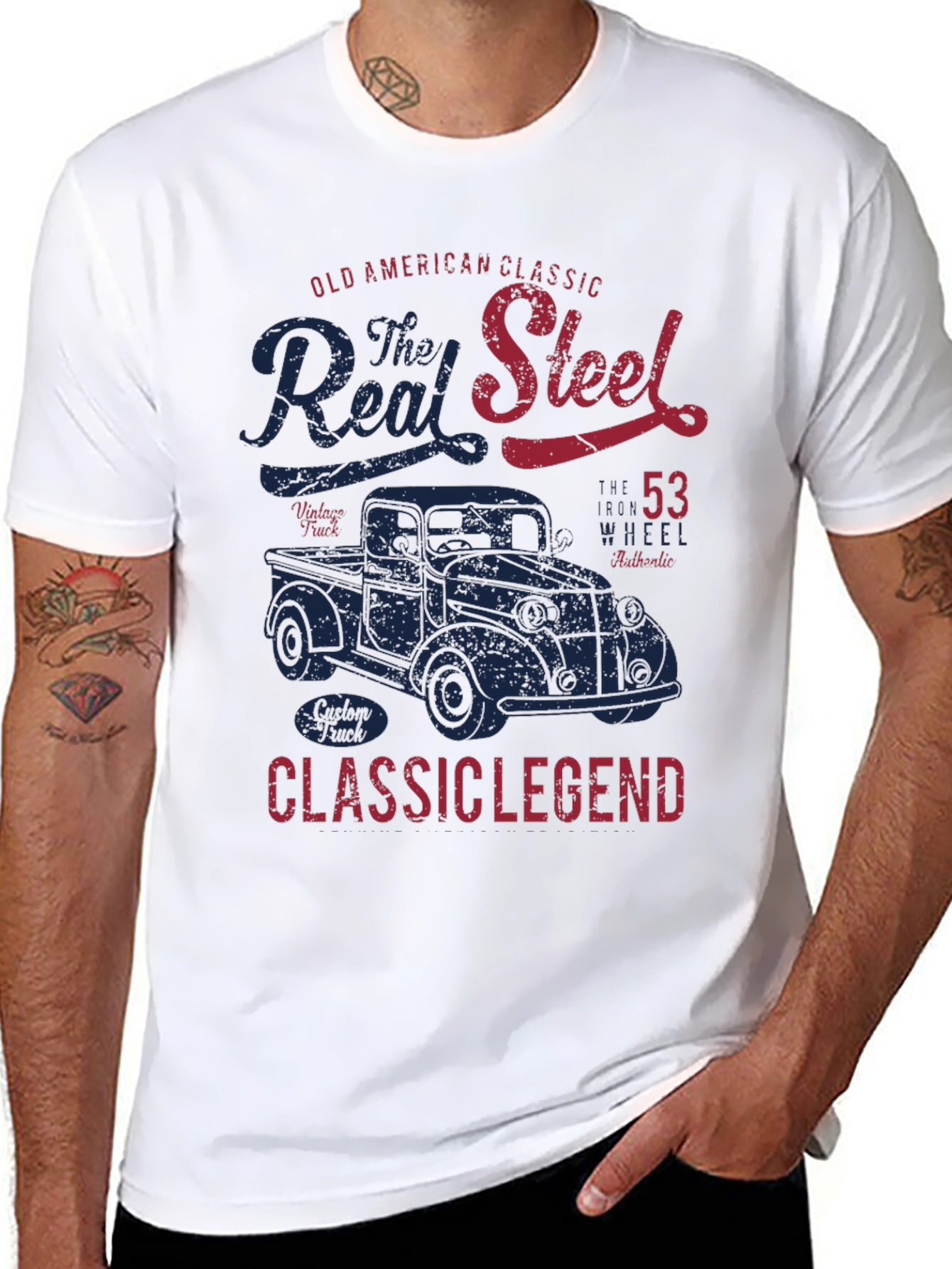 Old American Classic Real Steel Graphic Tee