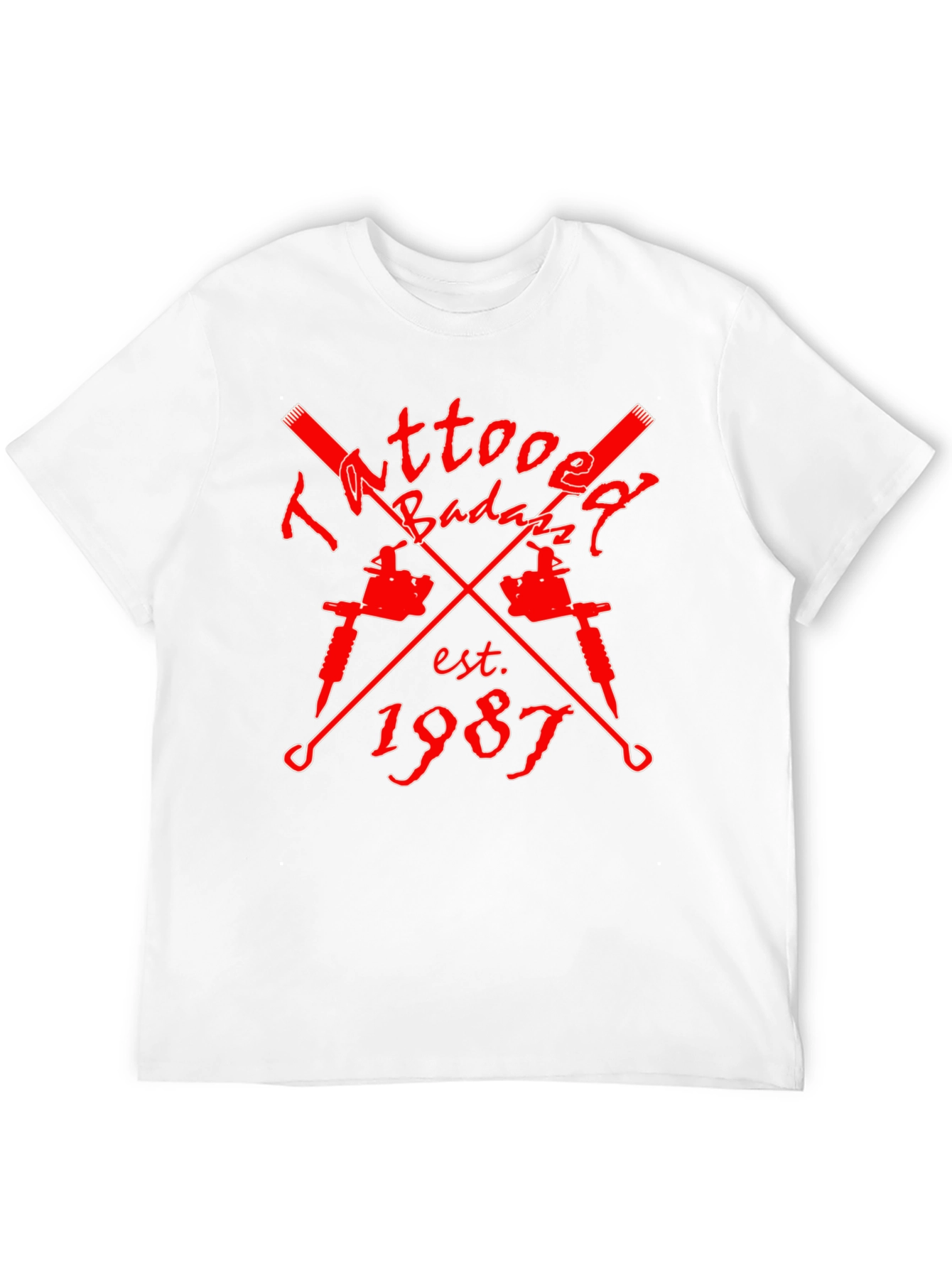 Tattooed Badazz Est. 1987 Black Graphic Tee
