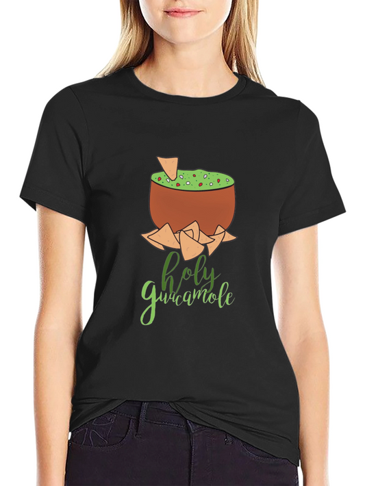 Holy Guacamole Graphic Tee - Foodie Fun