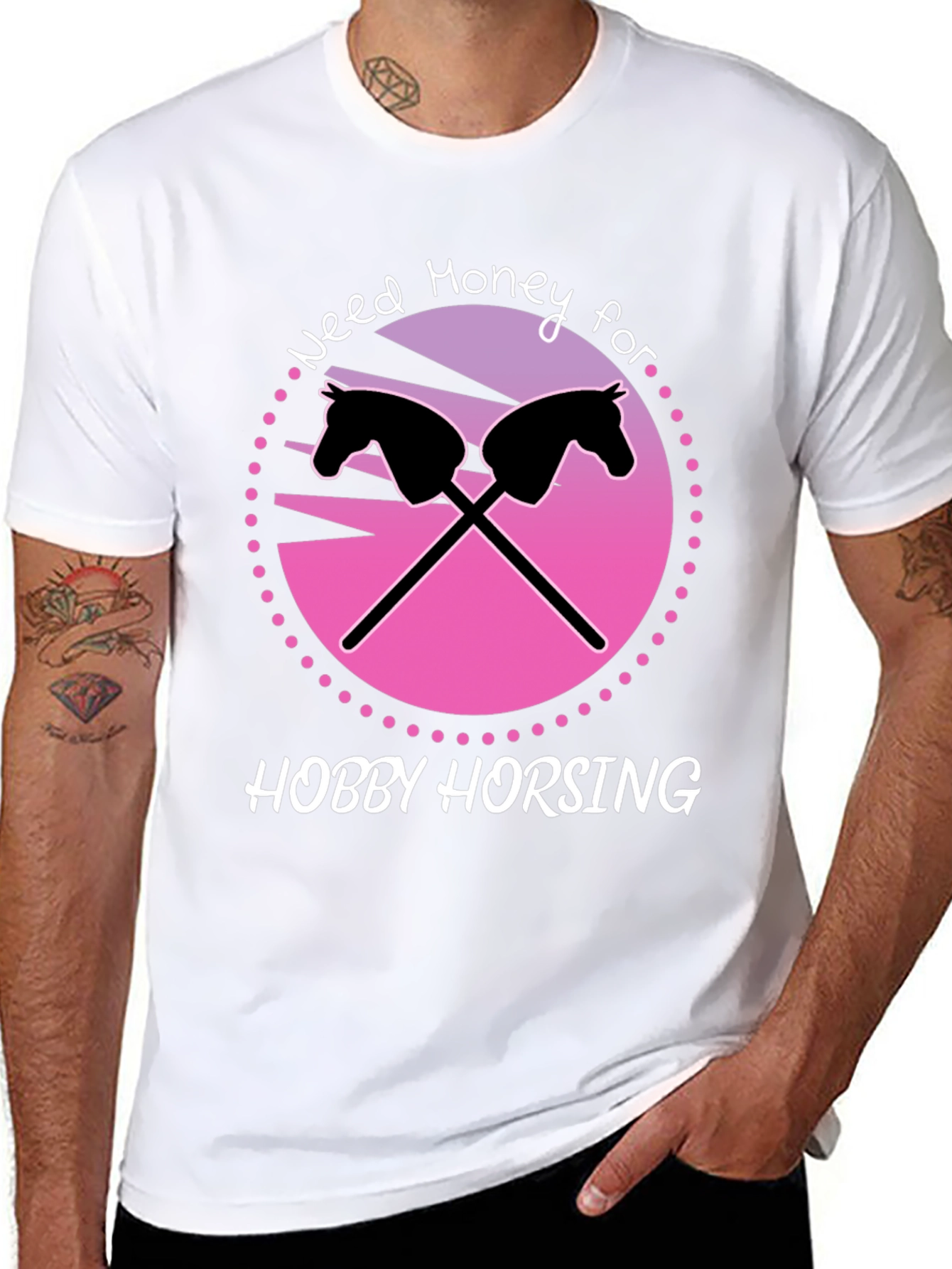 Hobby Horsing Graphic T-Shirt