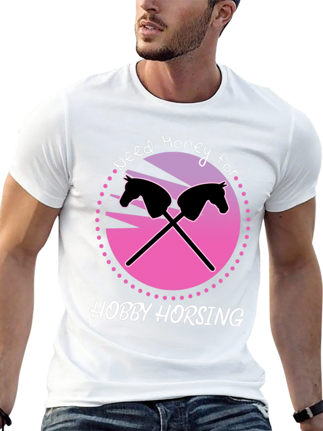 Hobby Horsing Graphic T-Shirt