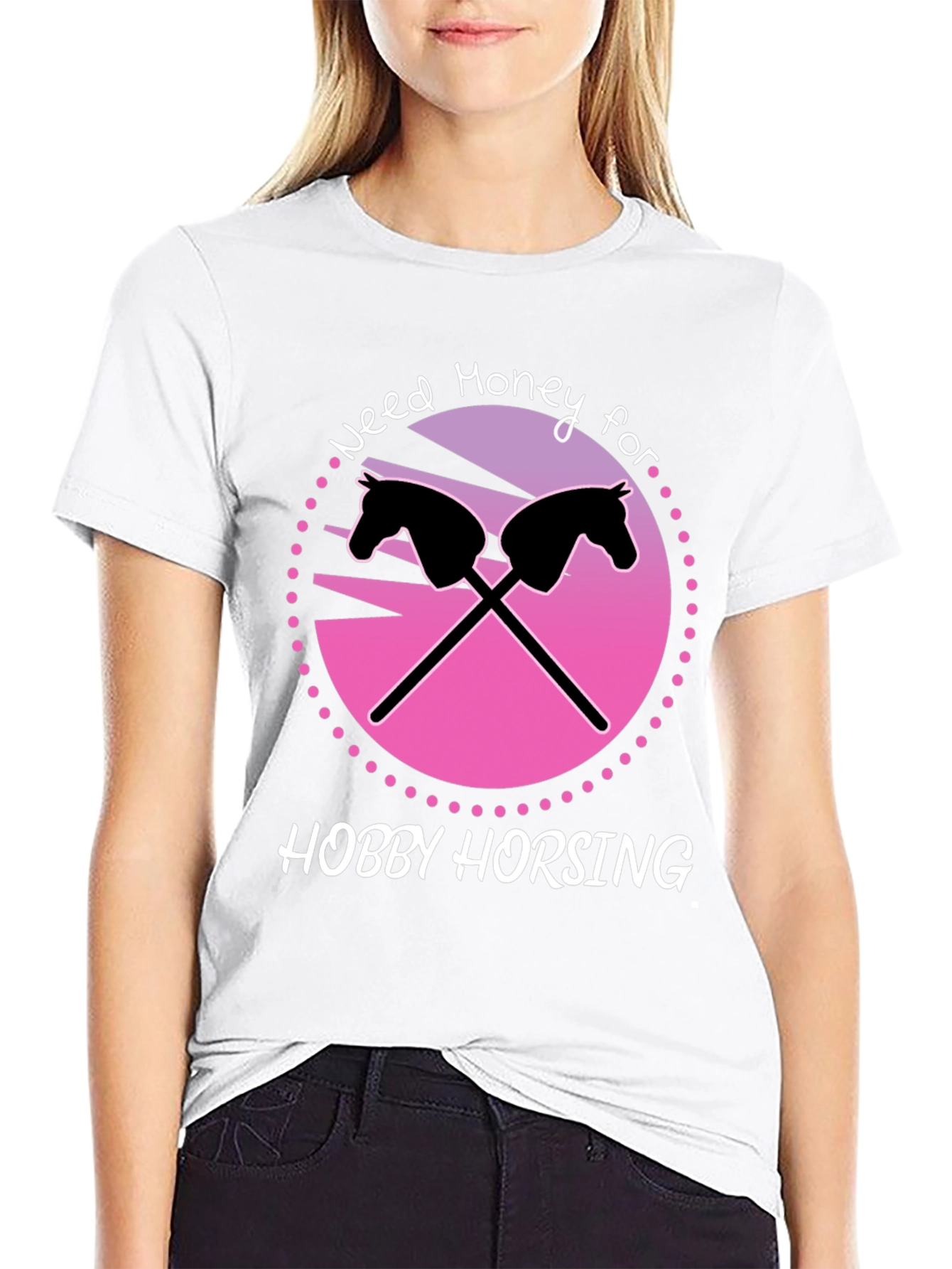 Hobby Horsing Graphic T-Shirt