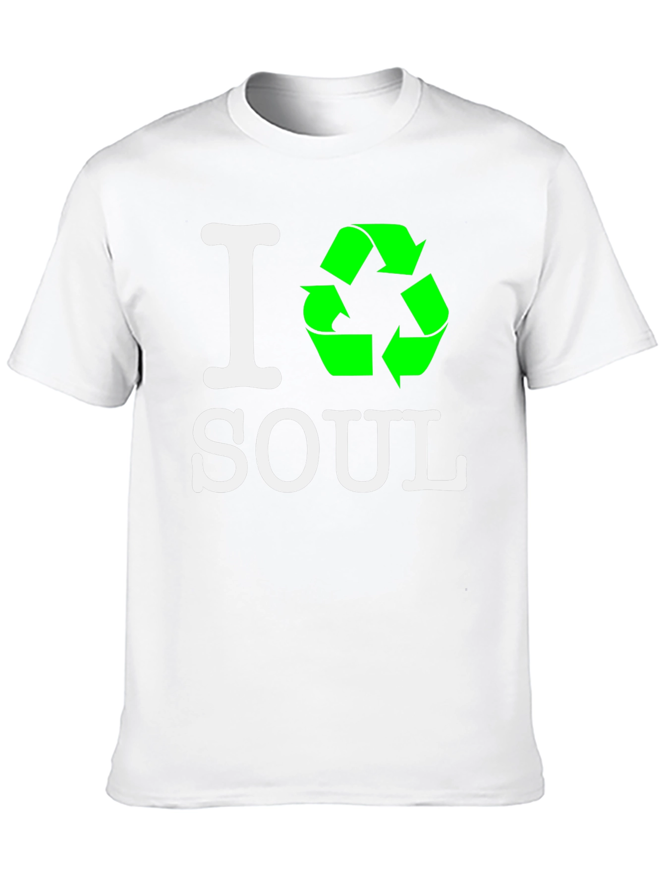 I Recycle Soul Graphic T-Shirt - Black