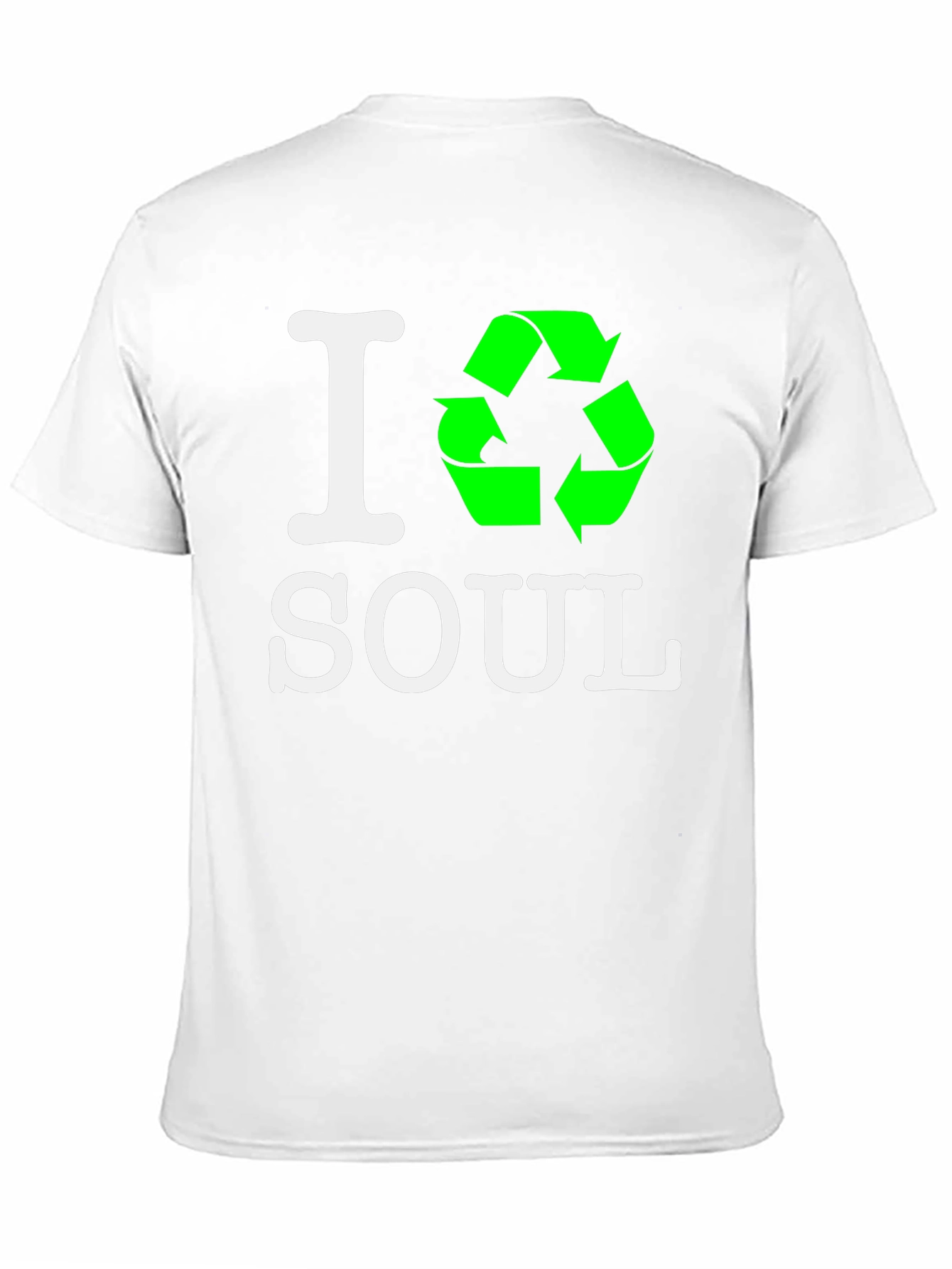 I Recycle Soul Graphic T-Shirt - Black