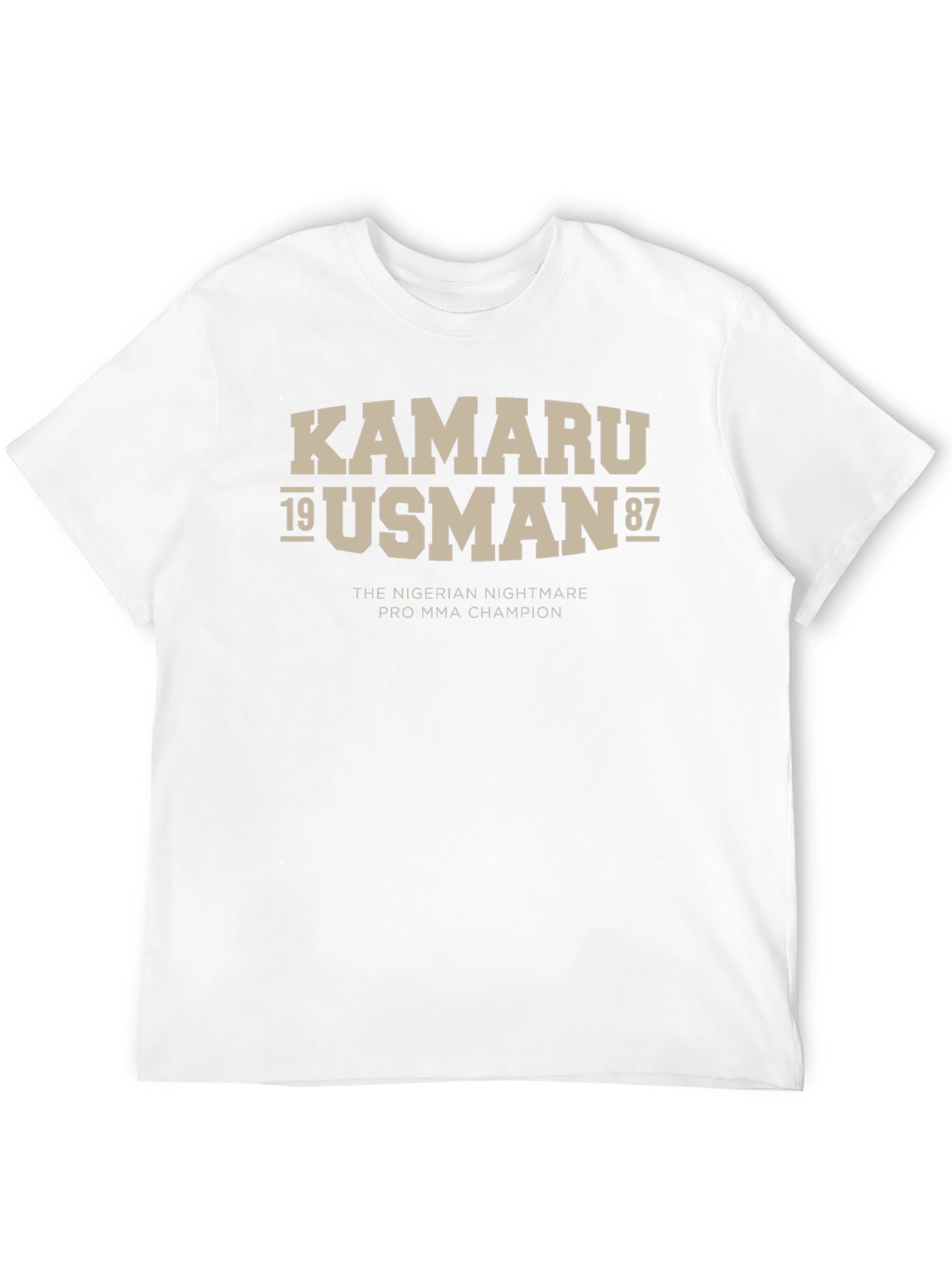 Kamaru Usman MMA Champion Graphic Tee