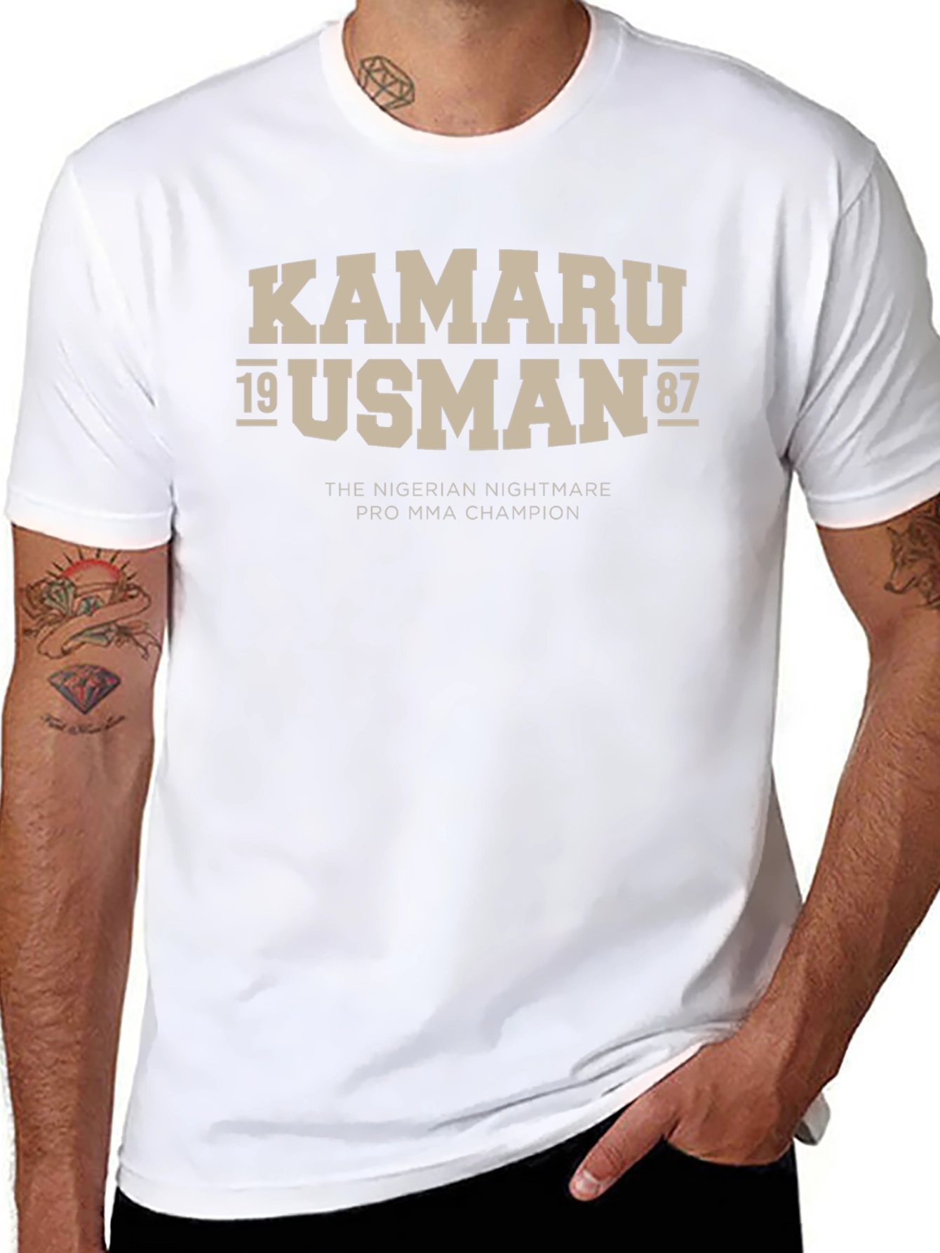 Kamaru Usman MMA Champion Graphic Tee