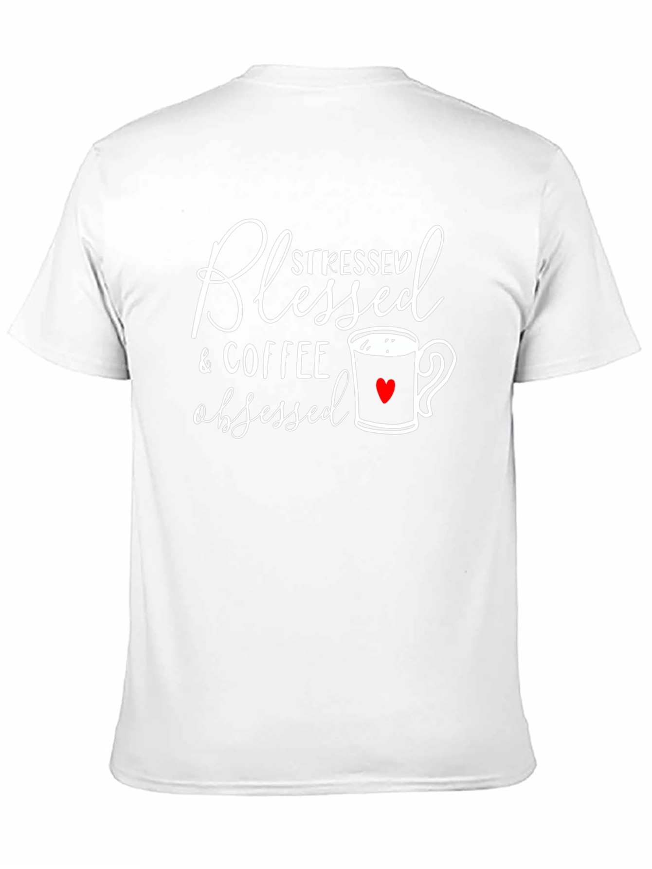 Blessed Stressed Coffee Obsessed Graphic Tee
