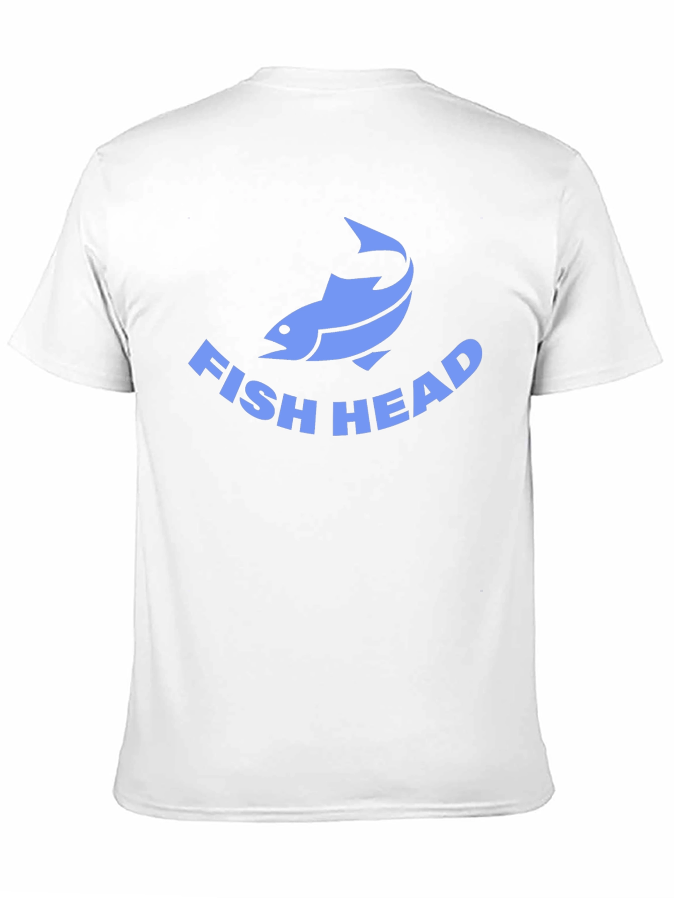 Fish Head Graphic Tee - Black Cotton T-Shirt
