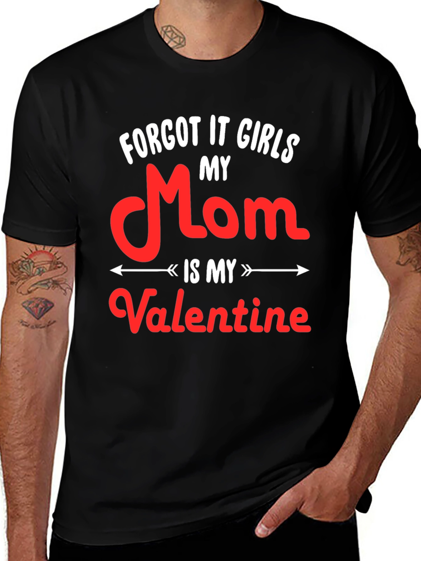 My Mom is My Valentine - Graphic T-Shirt