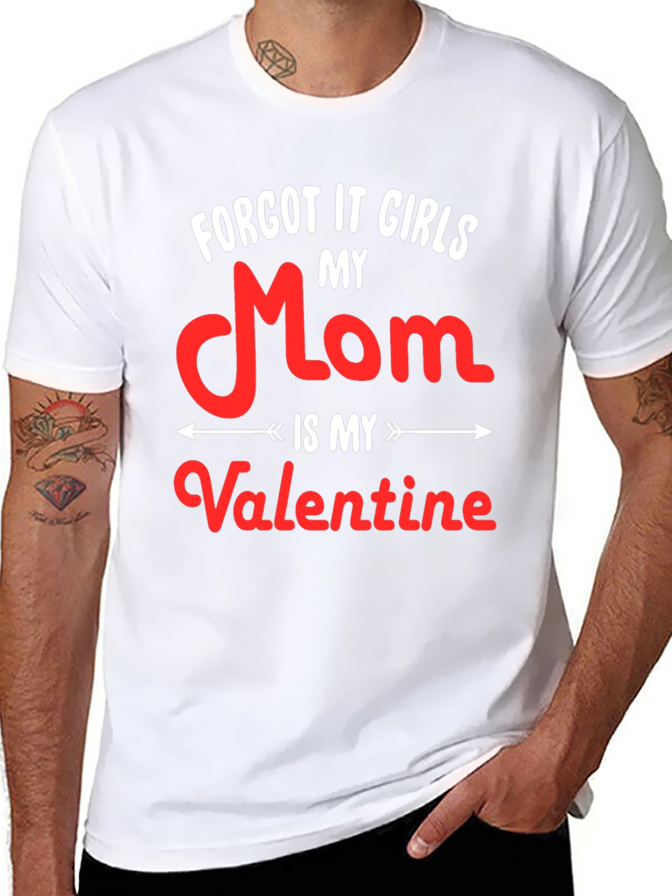 My Mom is My Valentine - Graphic T-Shirt