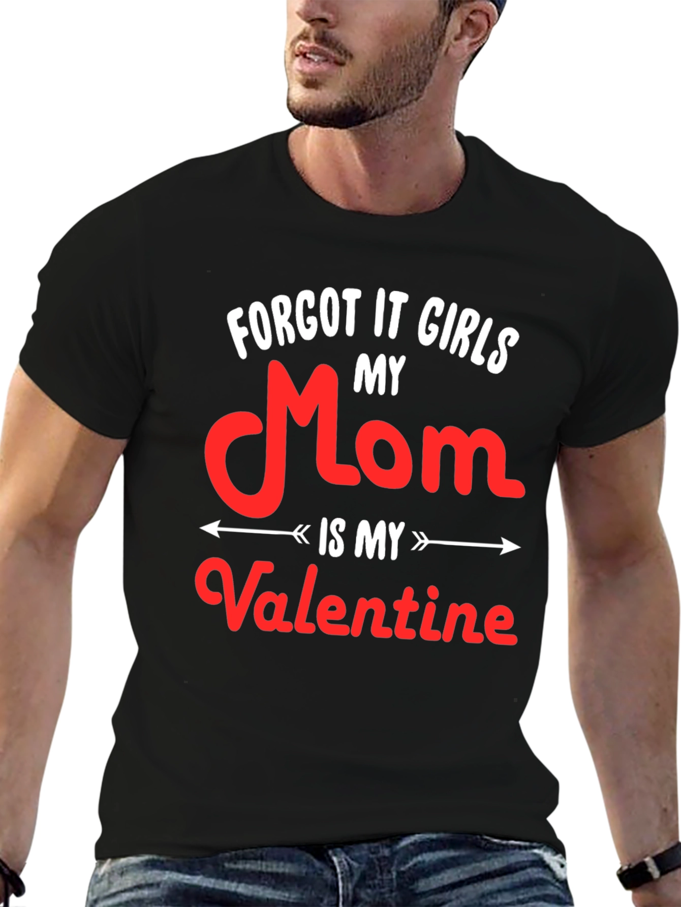 My Mom is My Valentine - Graphic T-Shirt