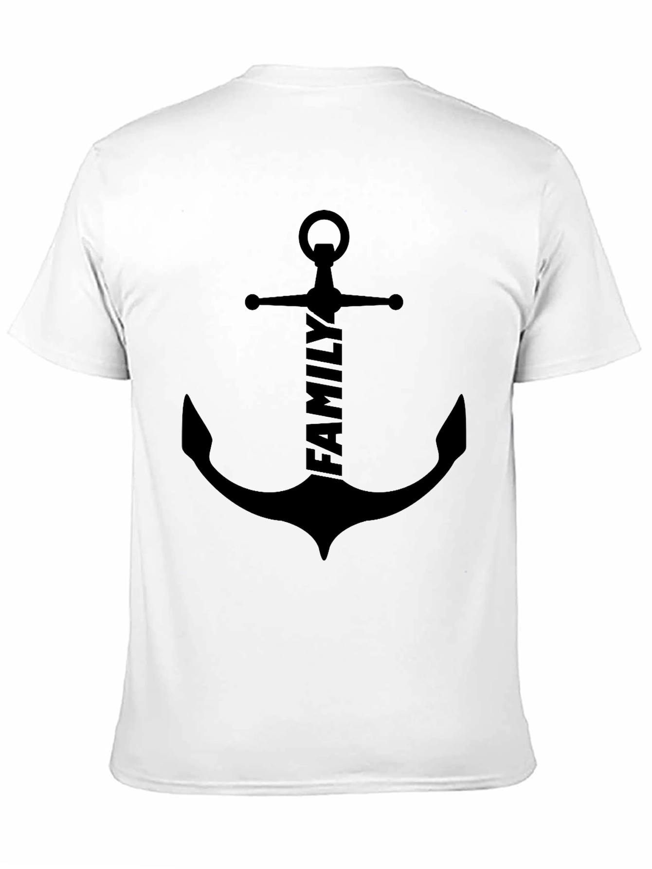 Family Anchor Graphic Tee - Stylish & Meaningful