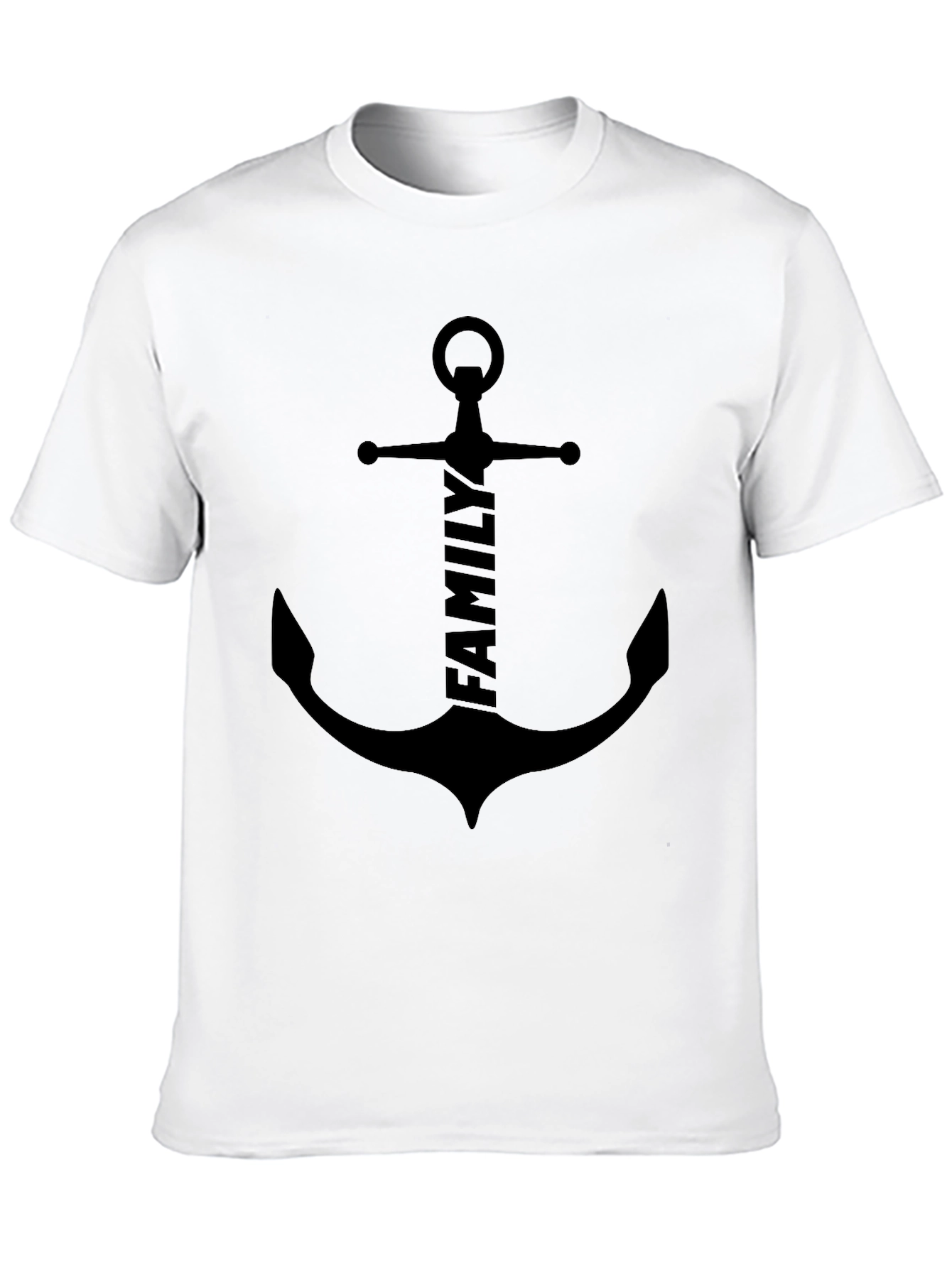 Family Anchor Graphic Tee - Stylish & Meaningful