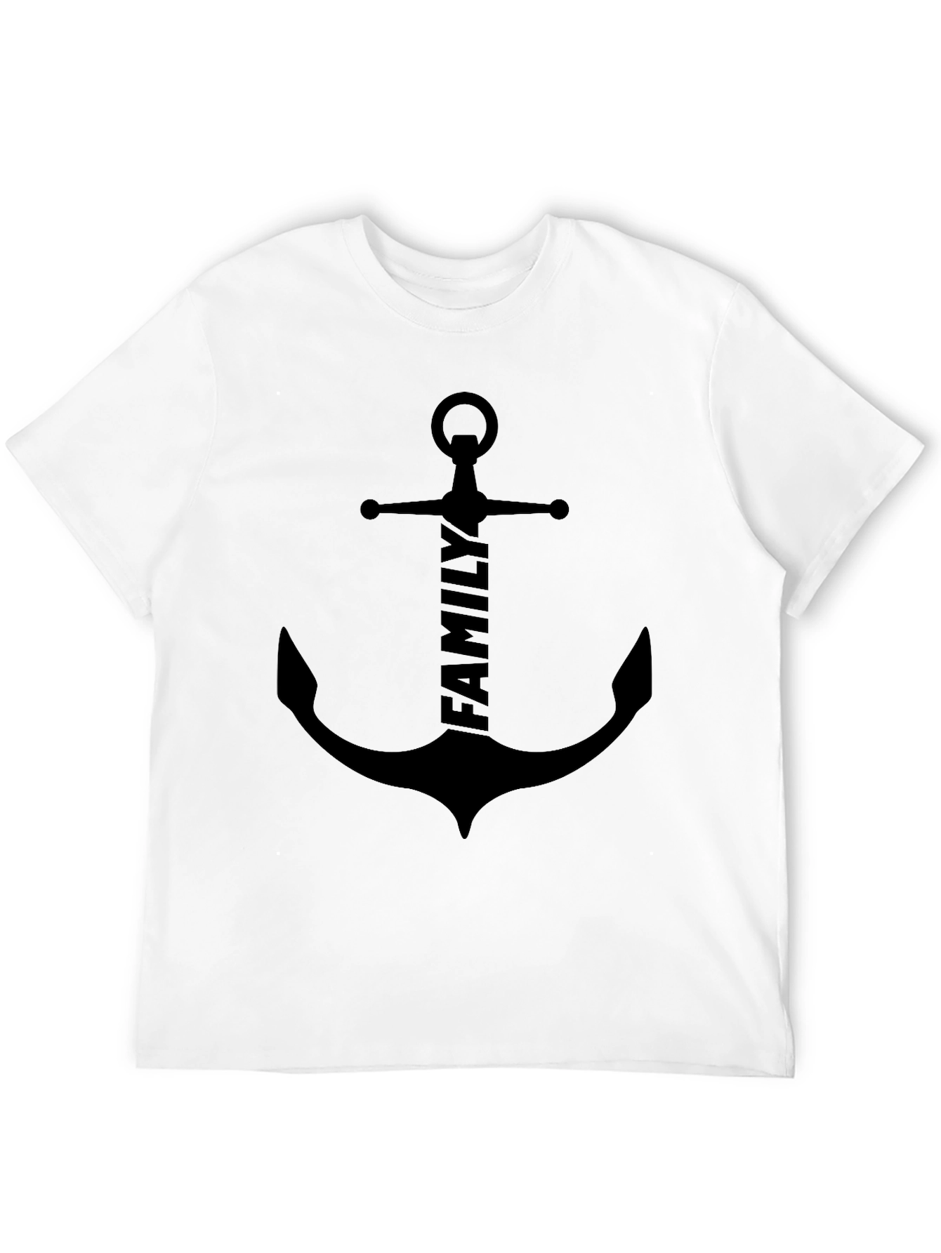 Family Anchor Graphic Tee - Stylish & Meaningful