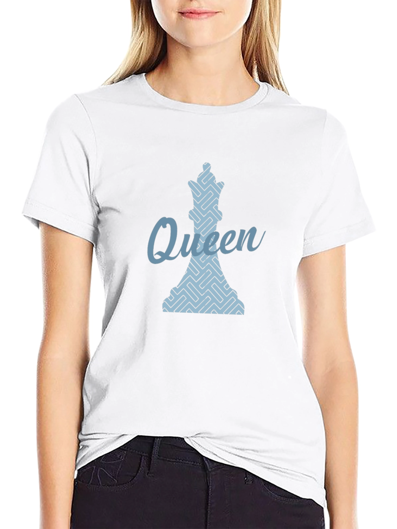 Queen Chess Piece T-Shirt - Stylish & Unique Design