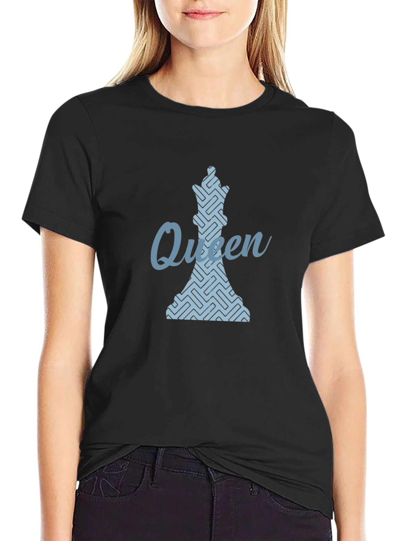 Queen Chess Piece T-Shirt - Stylish & Unique Design