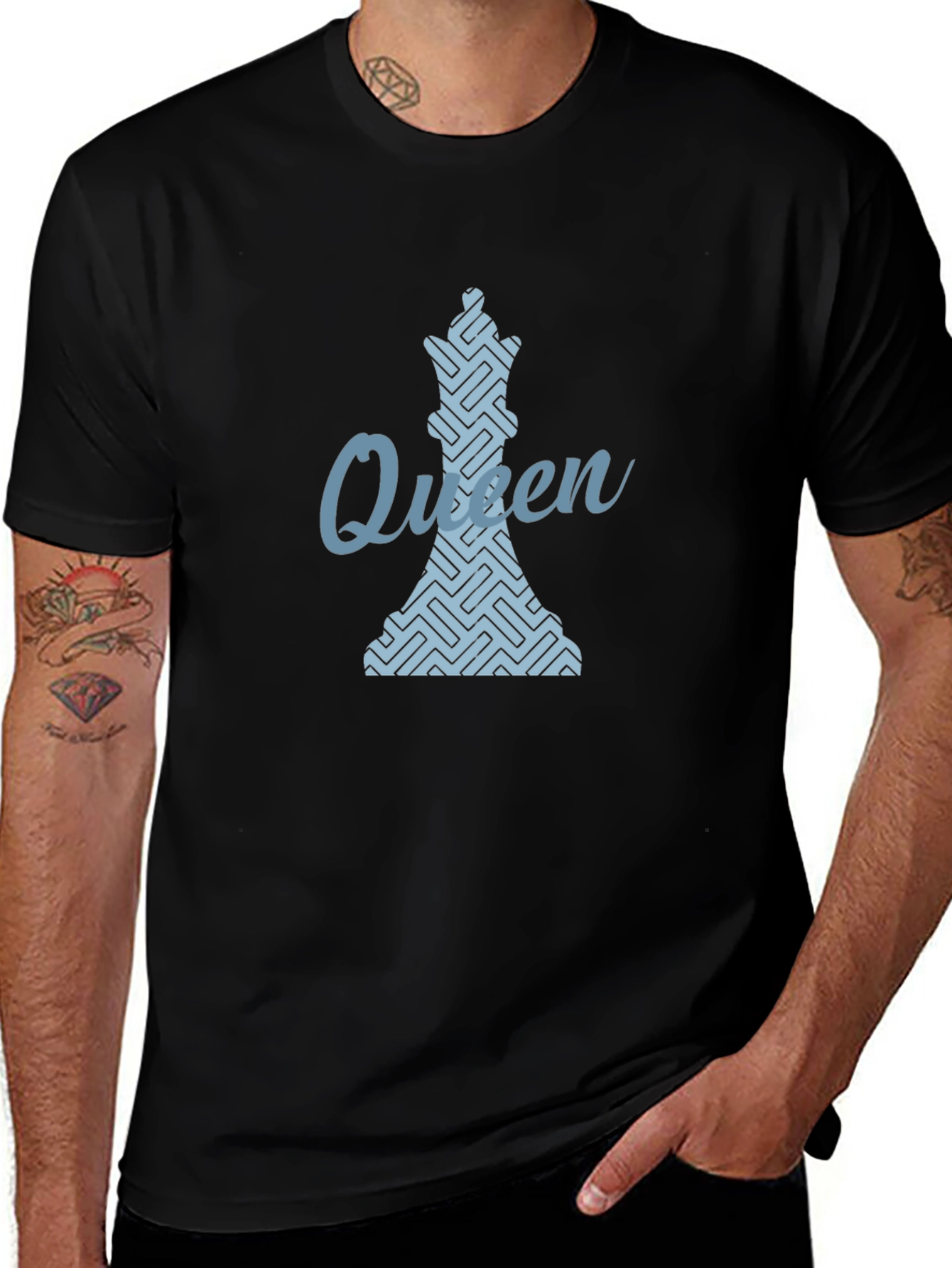 Queen Chess Piece T-Shirt - Stylish & Unique Design
