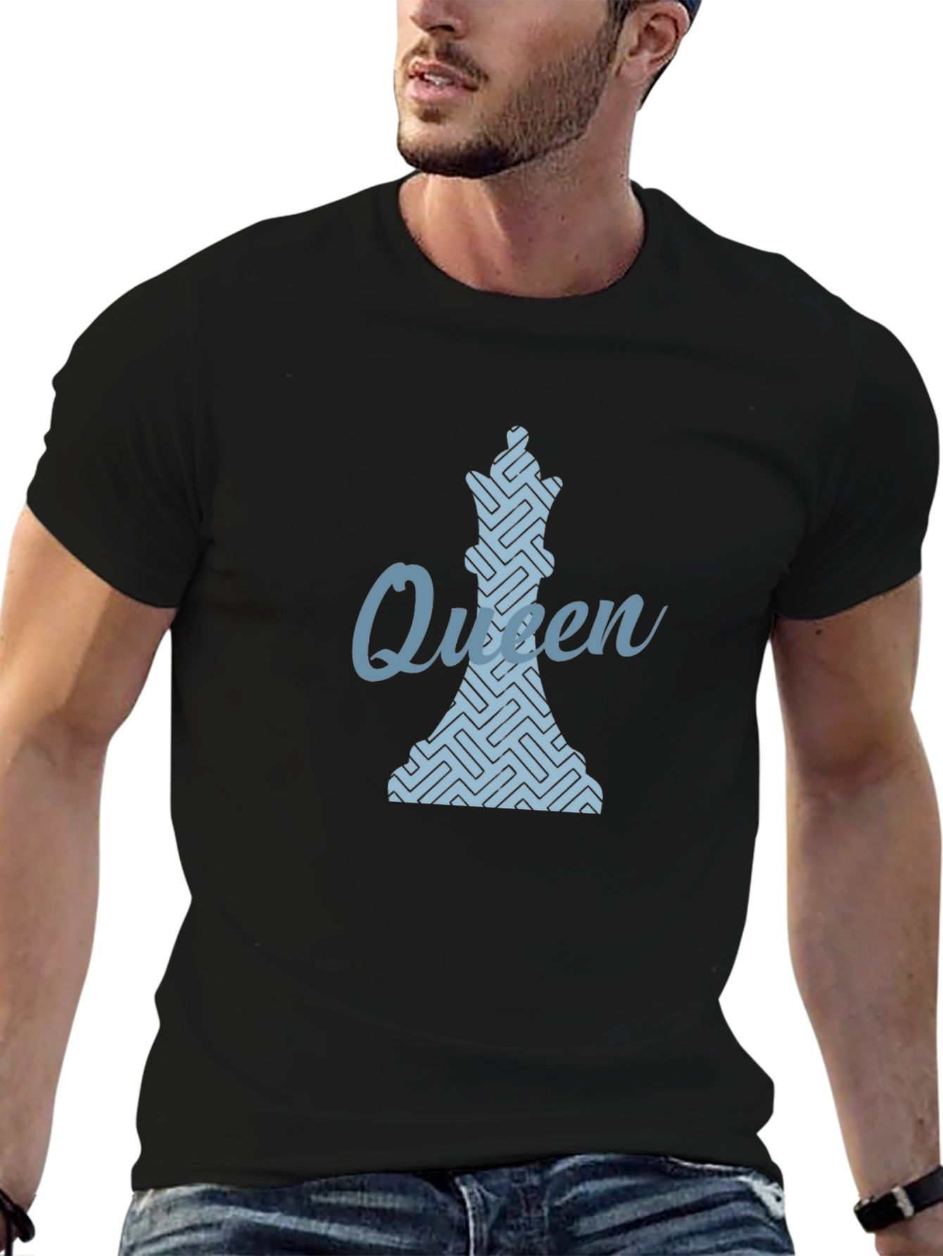 Queen Chess Piece T-Shirt - Stylish & Unique Design