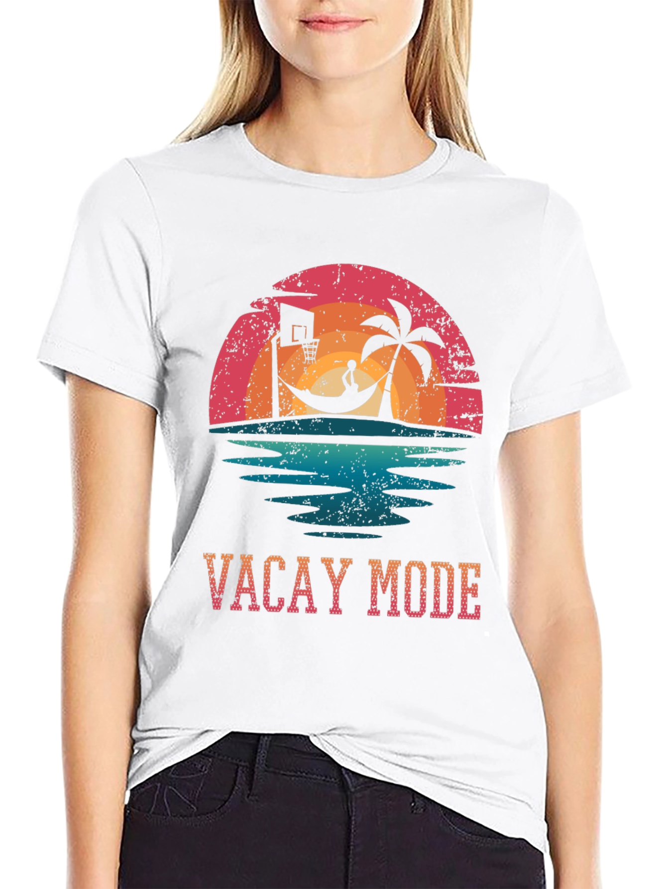 Vacay Mode Retro Graphic T-Shirt