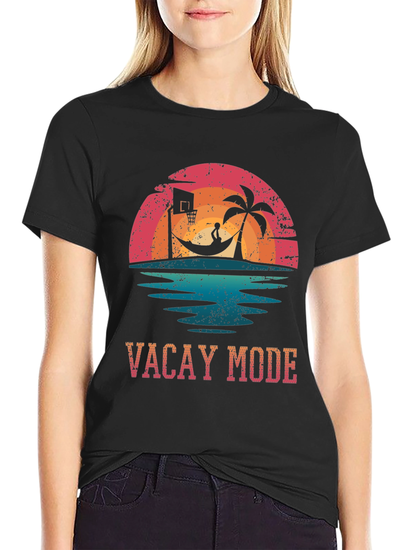 Vacay Mode Retro Graphic T-Shirt