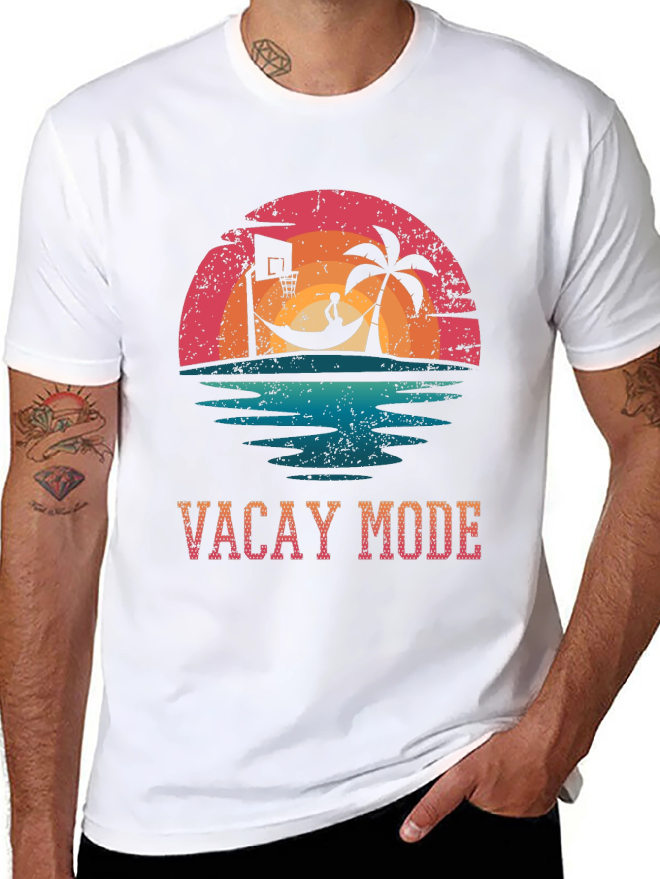 Vacay Mode Retro Graphic T-Shirt