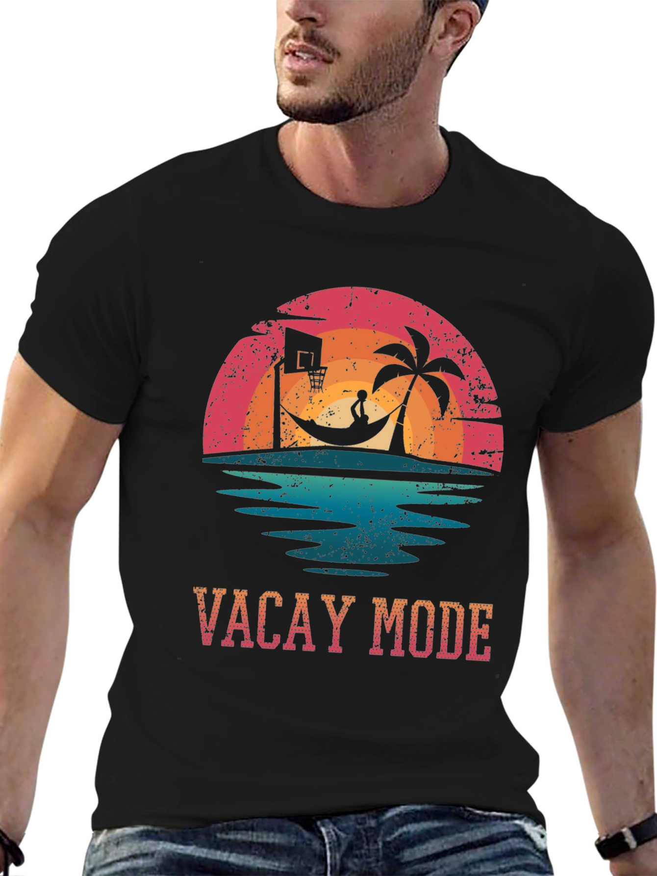 Vacay Mode Retro Graphic T-Shirt