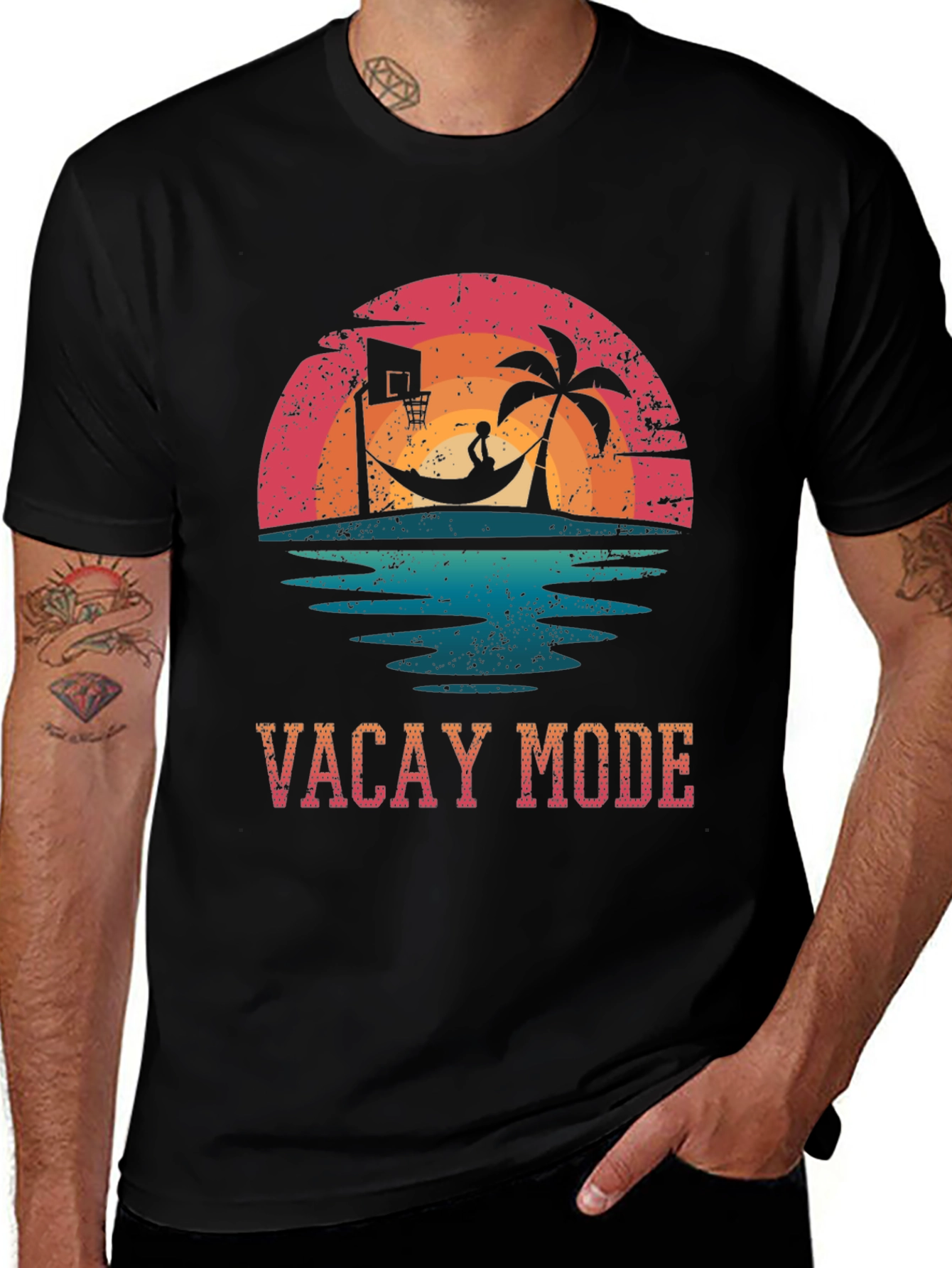 Vacay Mode Retro Graphic T-Shirt