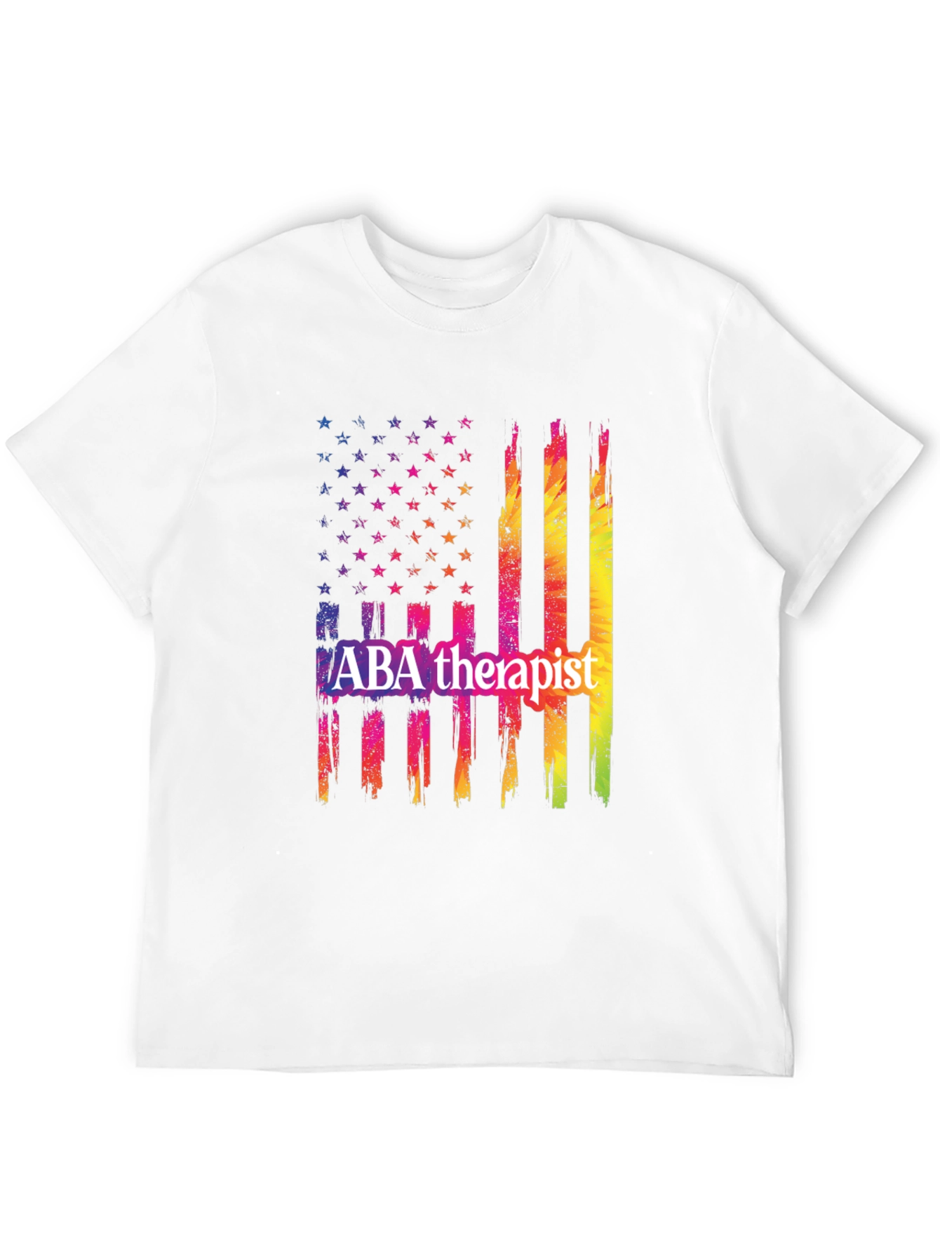 ABA Therapist USA Flag T-Shirt