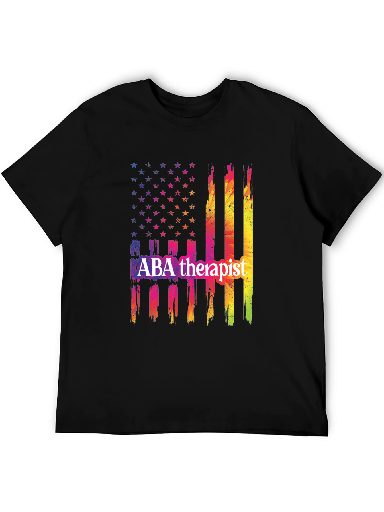 ABA Therapist USA Flag T-Shirt