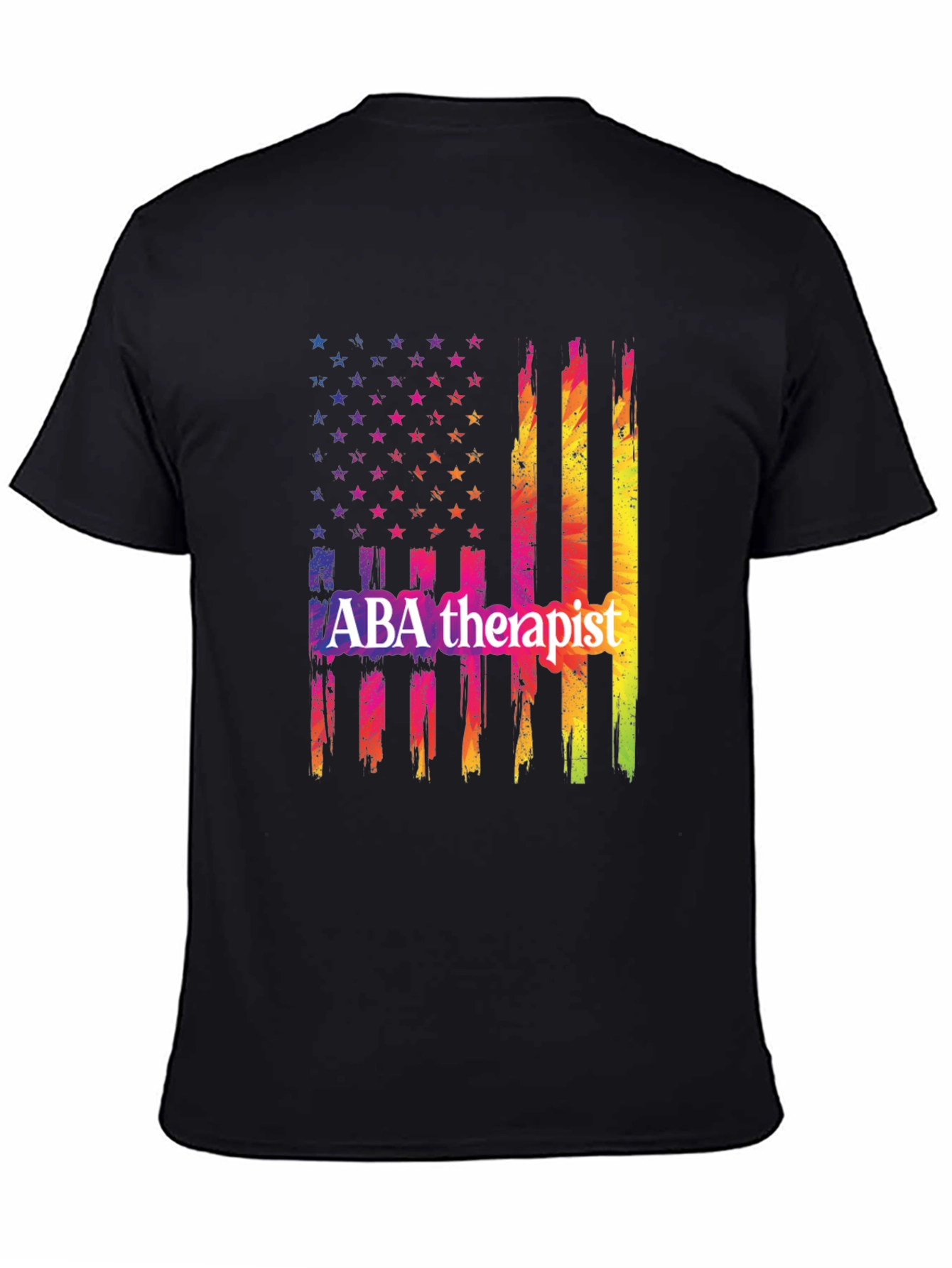 ABA Therapist USA Flag T-Shirt