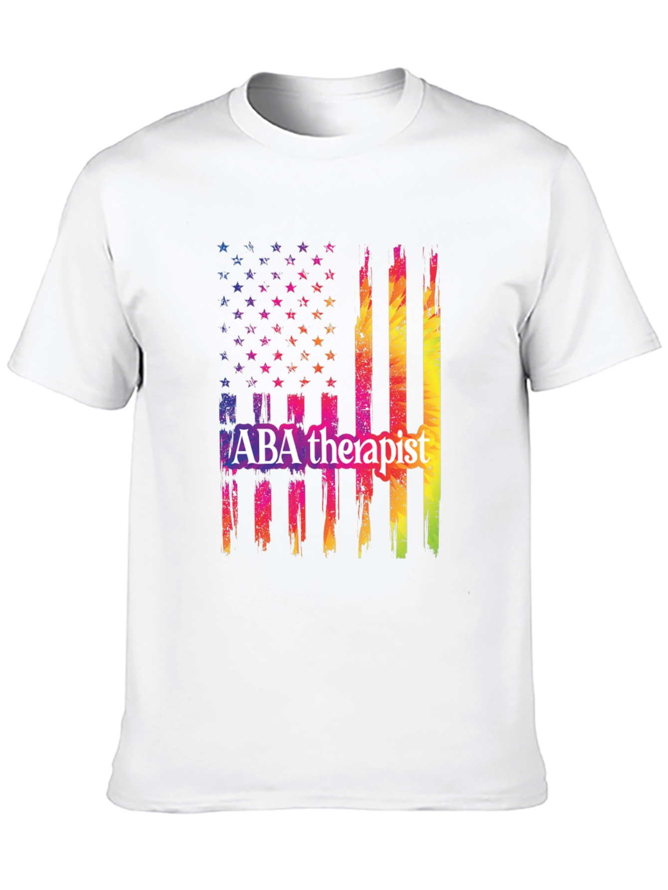 ABA Therapist USA Flag T-Shirt