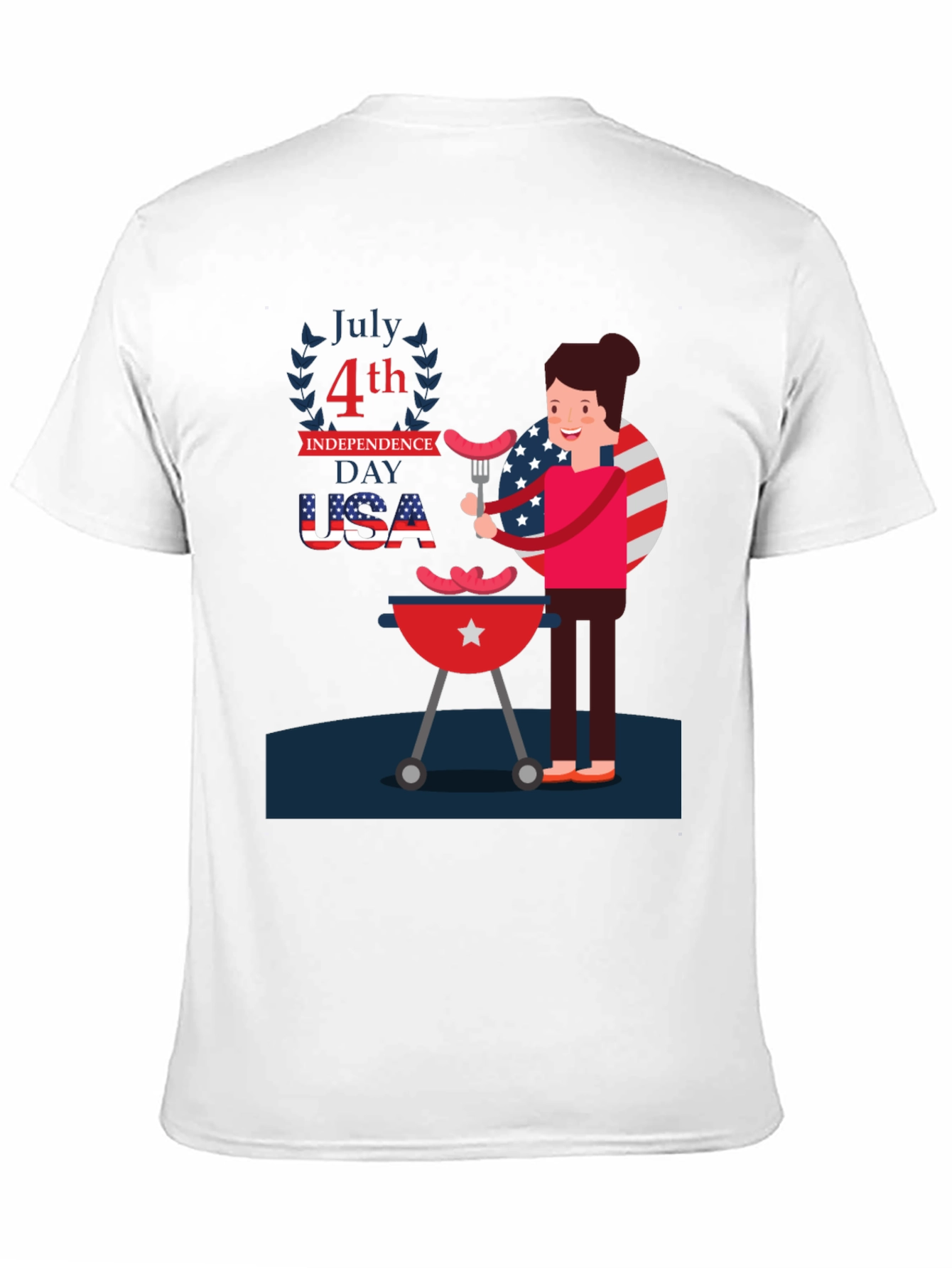 Patriotic 4th of July BBQ T-Shirt