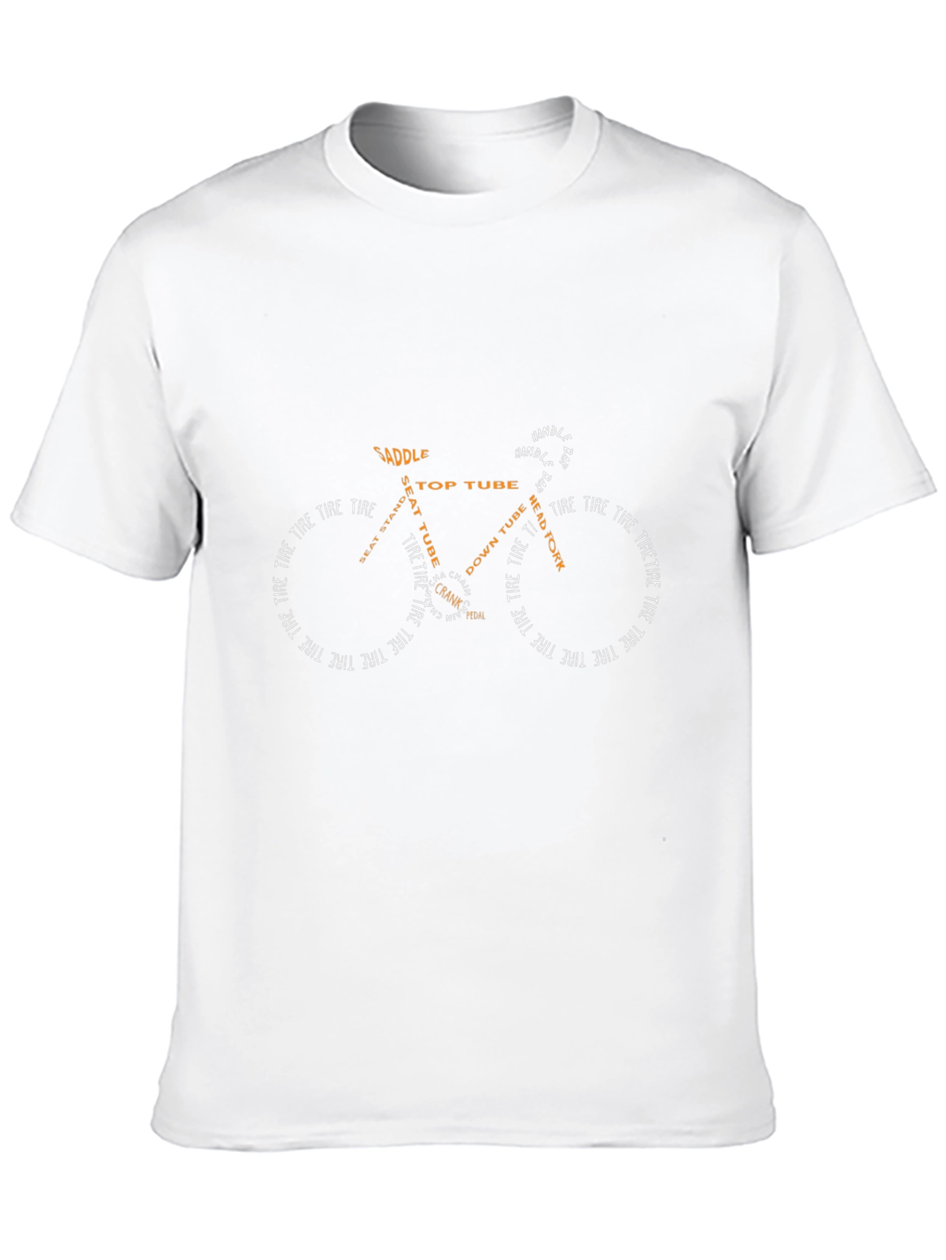 Bike Anatomy T-Shirt - Cycling Lover Gift